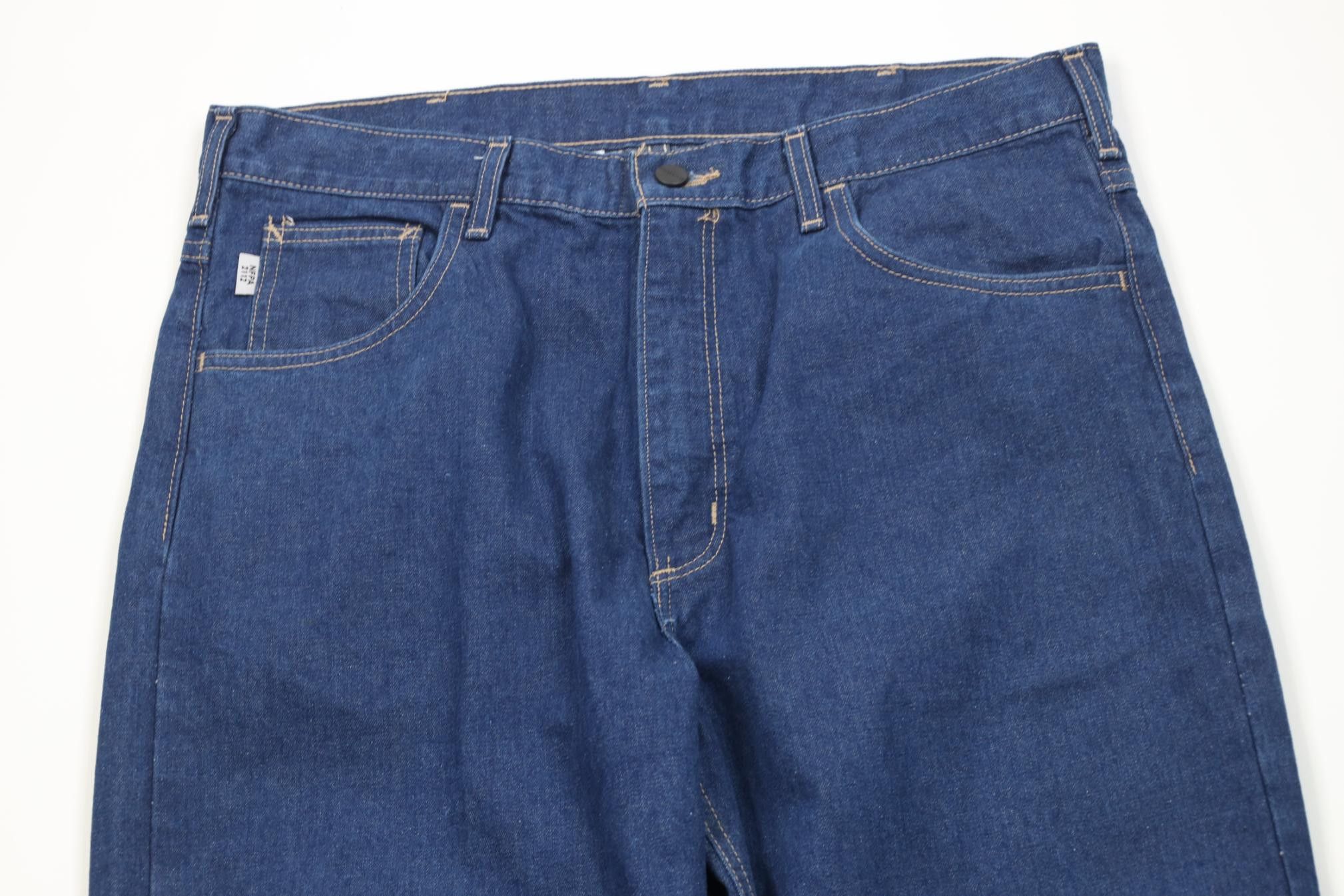 Carhartt Carhartt FR Resistant Work Wide Leg Denim Jeans USA Blue Size US 36 / EU 52 - 2 Thumbnail