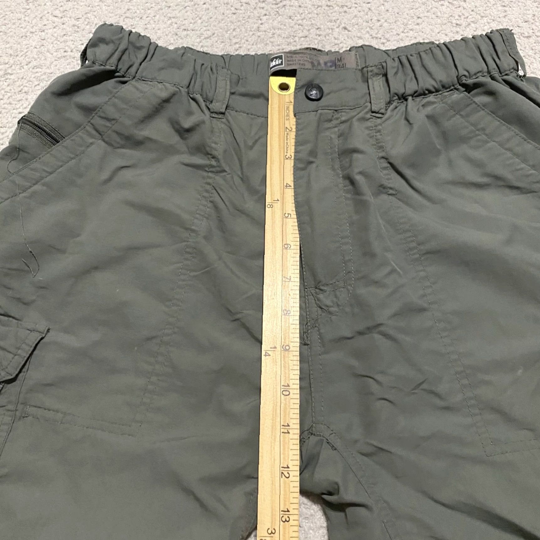 Vintage REI Gray Cargo Pants 34 Tall Nylon Cargo Convertible Hiking Camping Outdoor Mens Pants Regular Gray Size US 34 / EU 50 - 7 Thumbnail