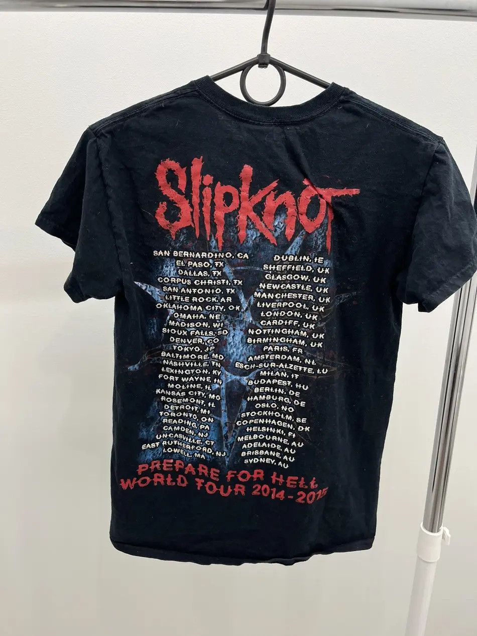 Band Tees Slipknot 2014 World Tour T-shirt Tee Size US S / EU 44-46 / 1 - 3 Thumbnail