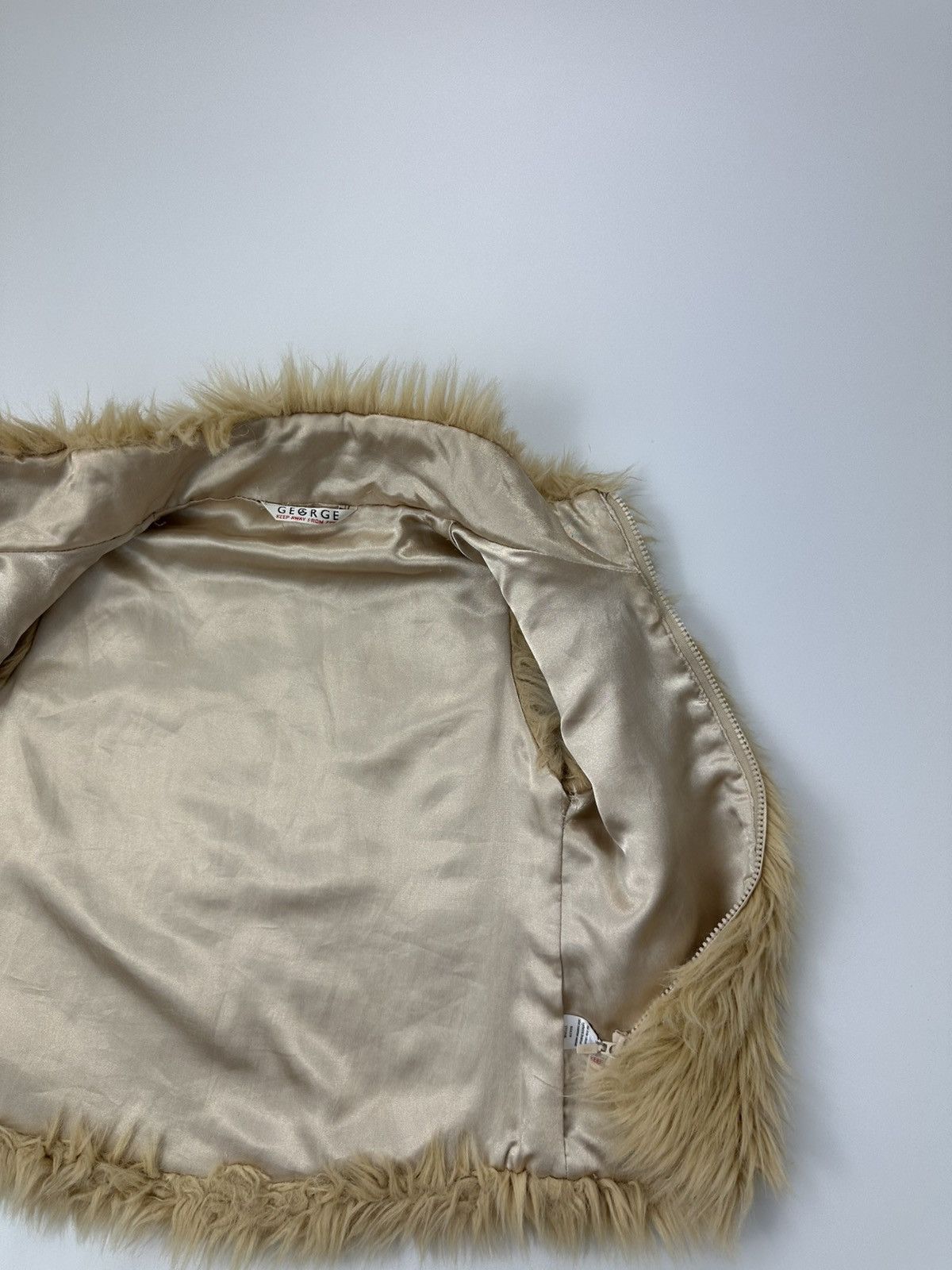 George George Faux Fur Vest Zip Women’s Brown Size S / US 4 / IT 40 - 7 Thumbnail