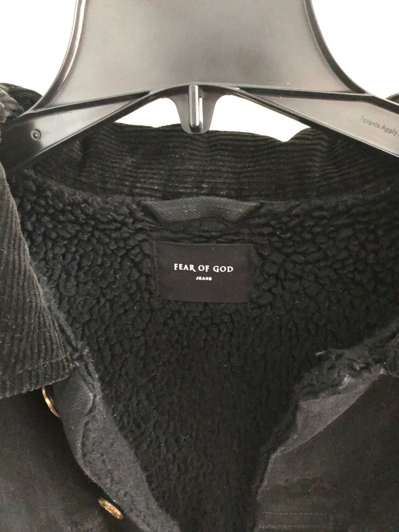 Fear of God Fear of God Season 5 lambswool denim jacket jacket Size US L / EU 52-54 / 3 - 2 Thumbnail