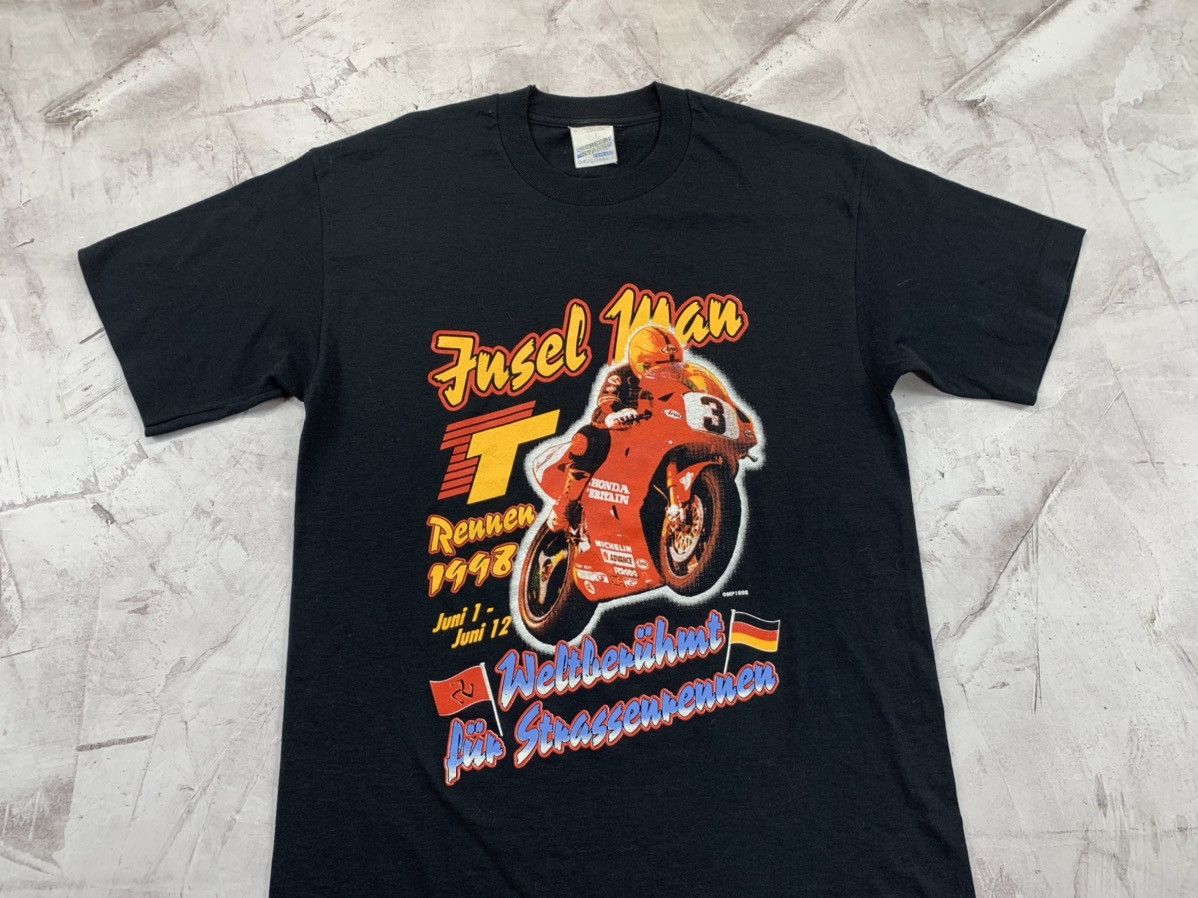 Vintage Mens vintage t shirt Isle Of Man 1998 Size M Size US M / EU 48-50 / 2 - 2 Thumbnail