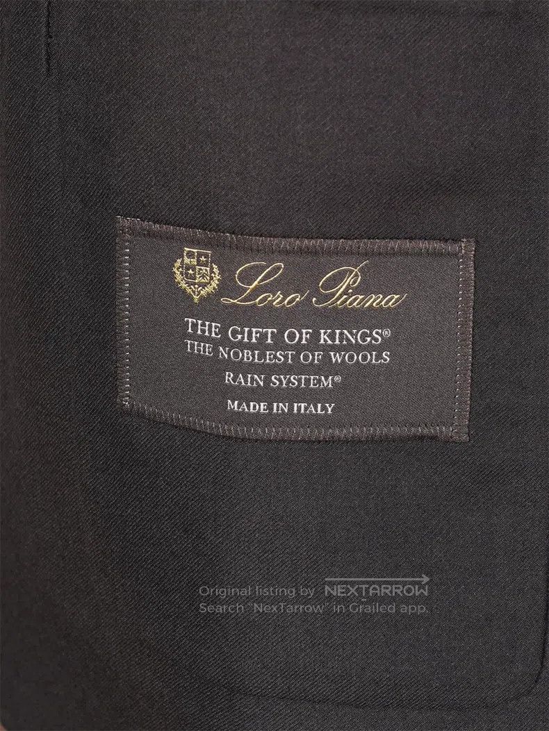 Loro Piana Loro Piana King's Gift Single Breasted Suit Size 48L - 4 Thumbnail