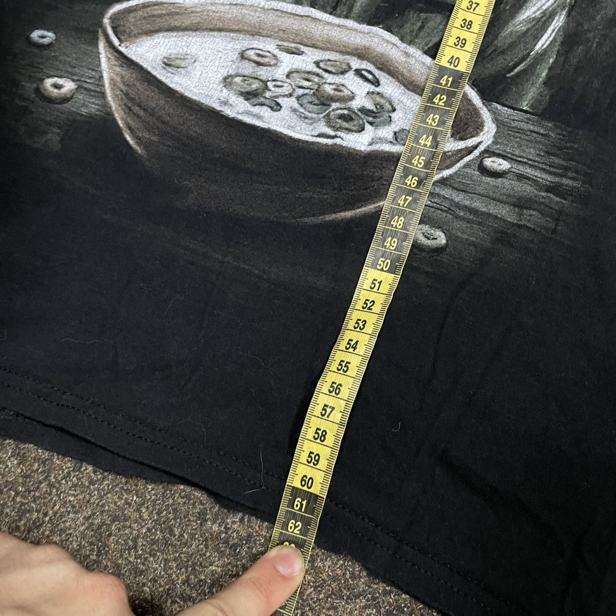 Vintage Vintage 90s Cereal Killer Graphic Tee Black Goth Faded S Size US S / EU 44-46 / 1 - 7 Thumbnail
