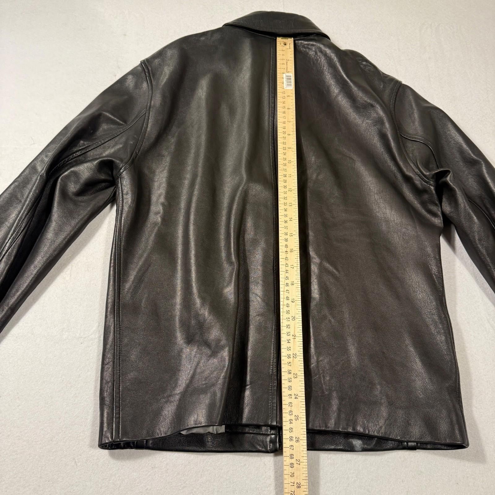 Ted Baker Ted Baker Men’s Leather Moto Black Jacket Size 2 Medium Size US M / EU 48-50 / 2 - 7 Thumbnail