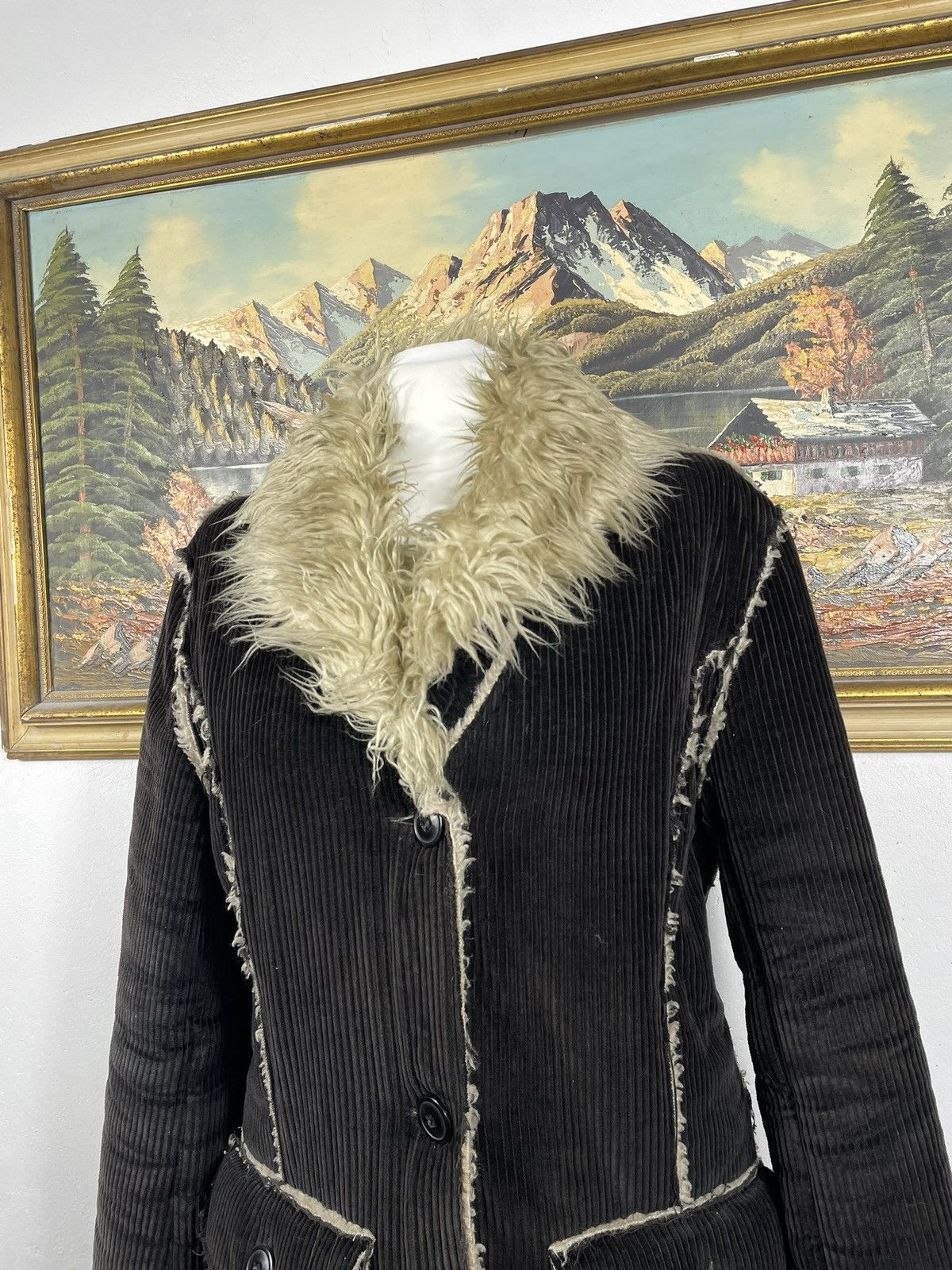If Six Was Nine × Le Grande Bleu (L.G.B.) Button Ups Coat Avant Garde Affliction Grunge Retro 00s Size XL / US 12-14 / IT 48-50 - 4 Thumbnail