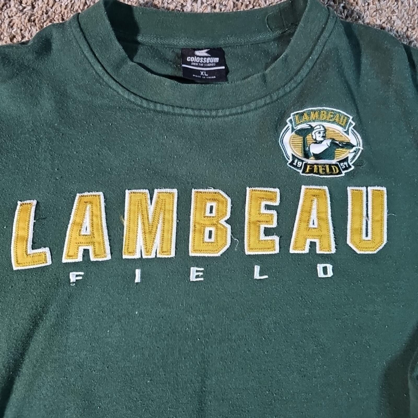 Colosseum Athletics Colosseum Own The Stands LAMBEAU FIELD XL Sweatshirt Size ONE SIZE - 2 Thumbnail