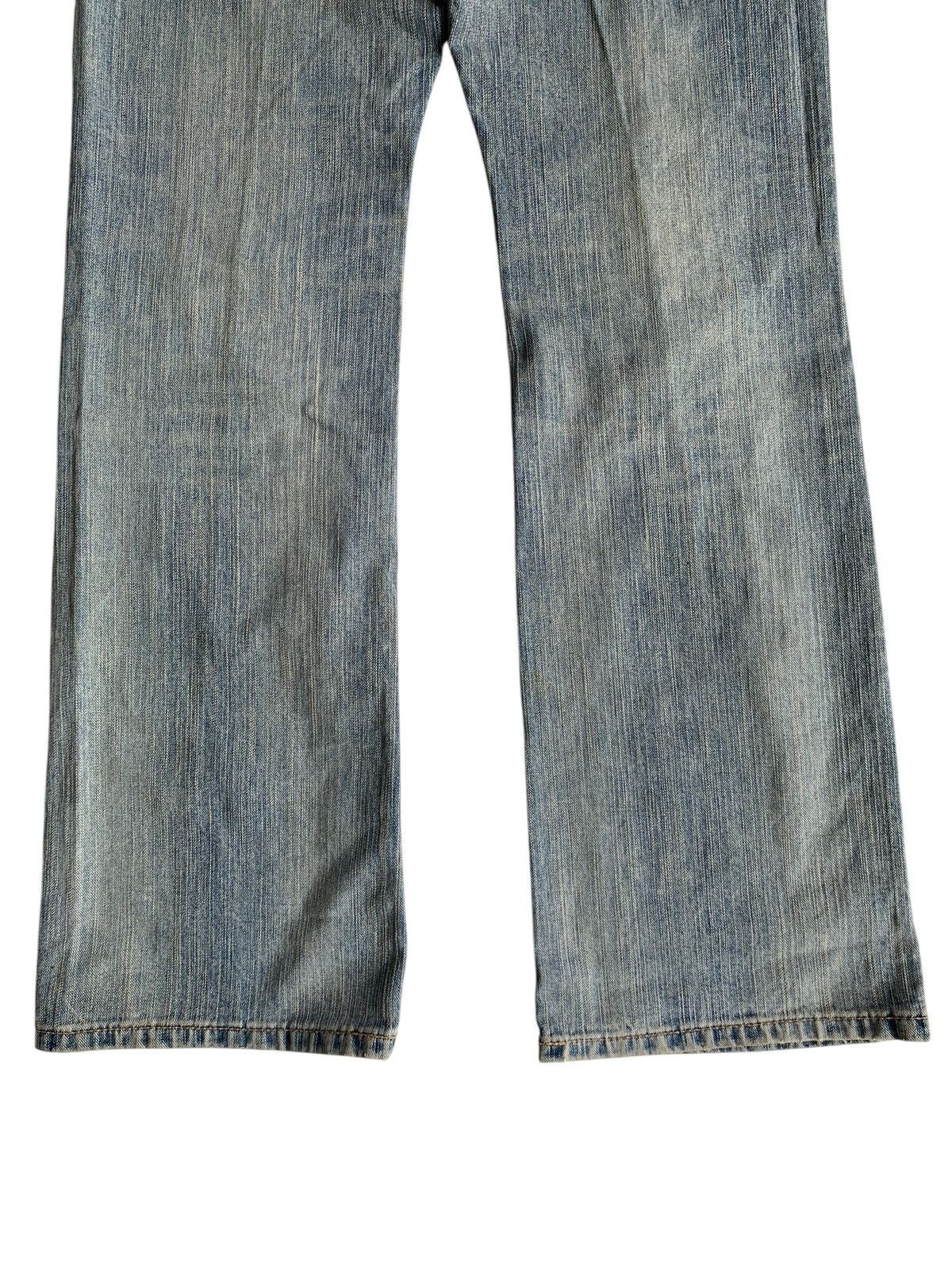 FLARE💥 EDWIN XVS JAPANESE PUNK STYLE FADED DISTRESSED DENIM☠️
