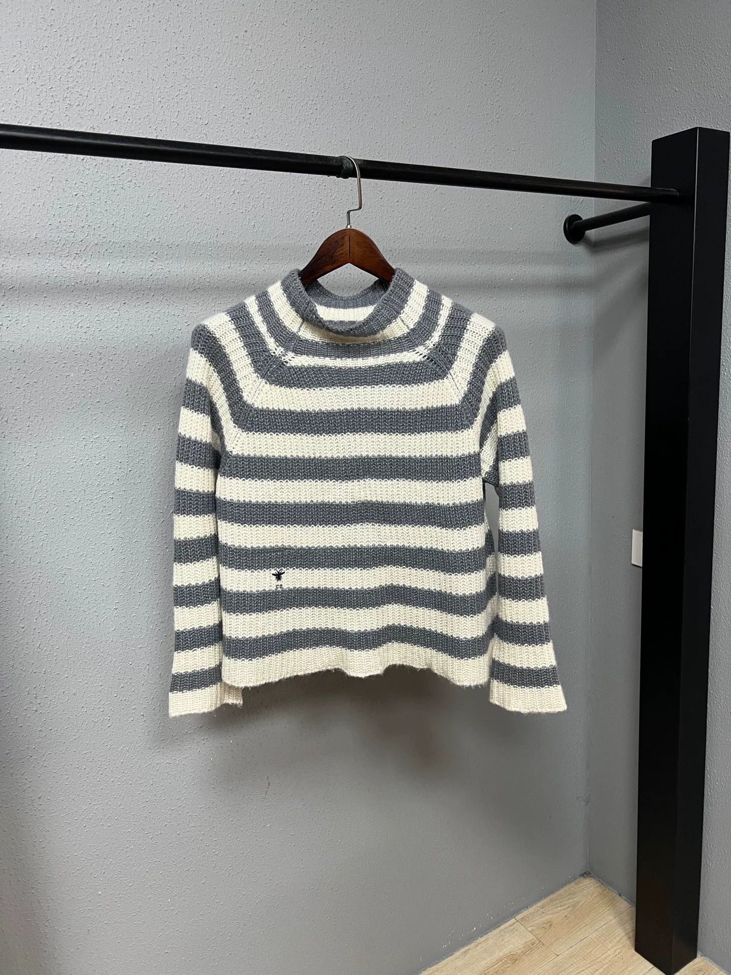Dior dior striped knit sweater size 38 Size M / US 6-8 / IT 42-44 - 1 Thumbnail