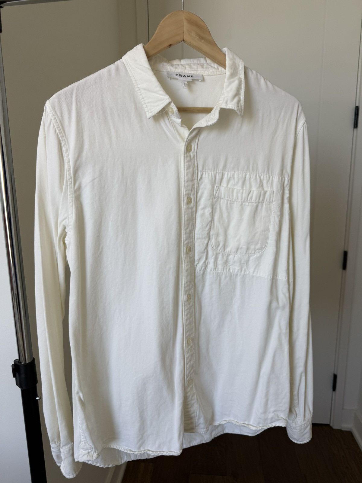 Frame FRAME Men’s Tonal Blocking Classic-Fit Sport Shirt Size US M / EU 48-50 / 2 - 1 Thumbnail