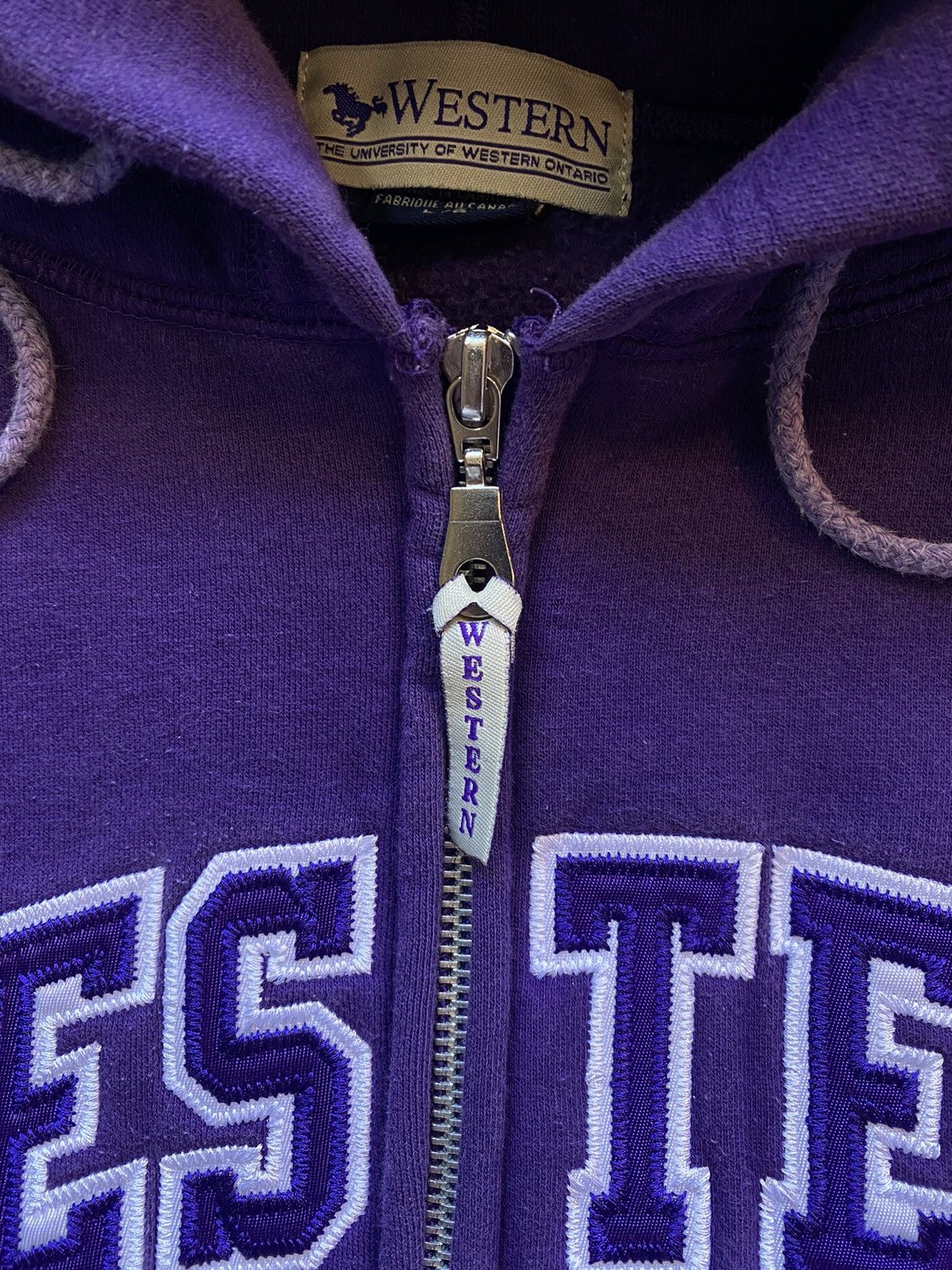 Other Vintage 90s Western University Mustangs Embroidered Hoodie Size US S / EU 44-46 / 1 - 4 Thumbnail
