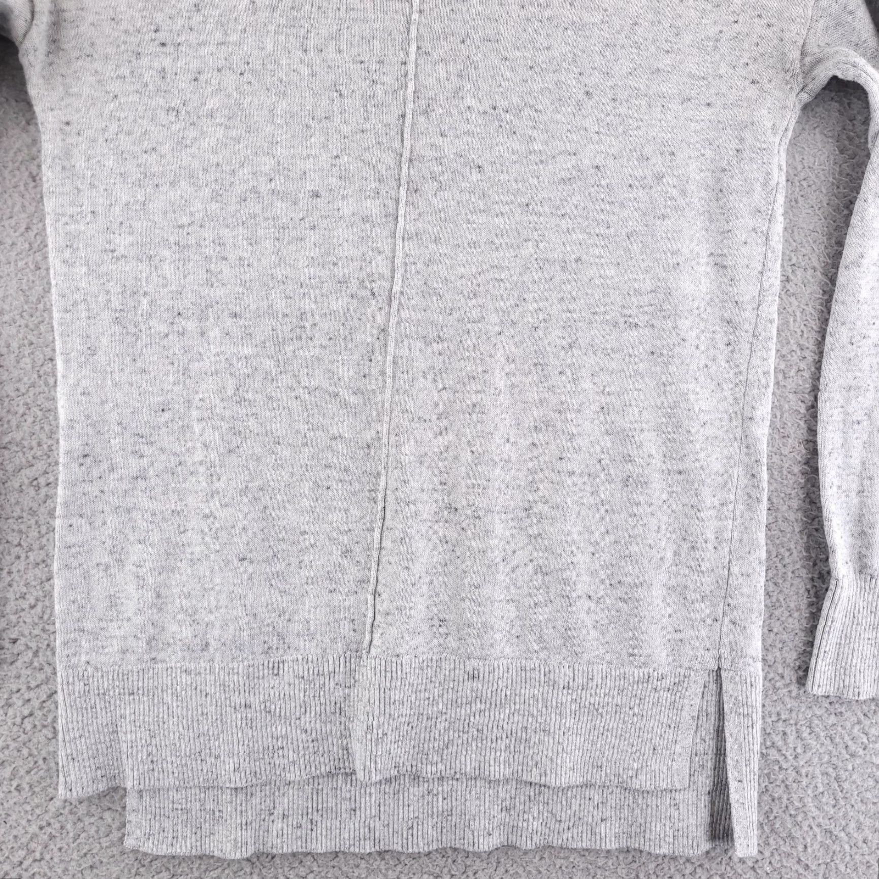 Banana Republic Banana Republic Sweater Womens XS Gray Round Neck Pullover Long Sleeve Cotton Blend Solid Vintage: No Size XS / US 0-2 / IT 36-38 - 2 Thumbnail