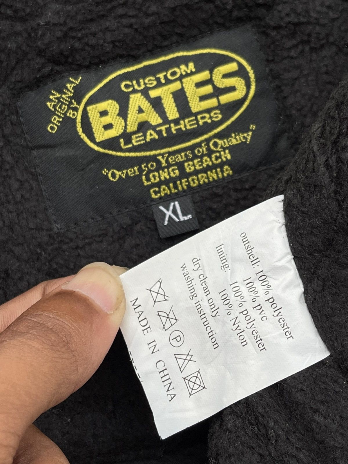 Bates Hats BATES MEN'S RACER BOMBER JACKET SIZE XL Size US XL / EU 56 / 4 - 11 Thumbnail