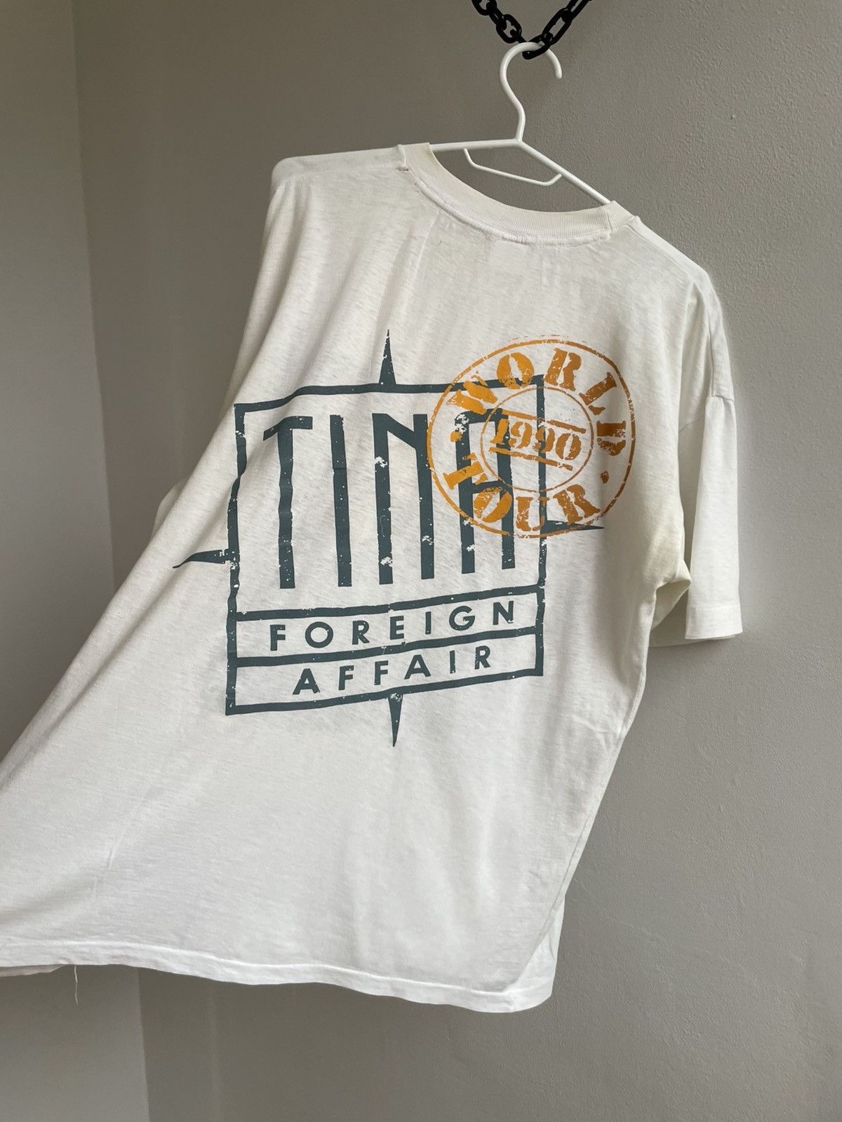 Vintage Tina Turner 1990 Vintage Tour 90s T Shirt Tee Shirt Size US XL / EU 56 / 4 - 15 Thumbnail