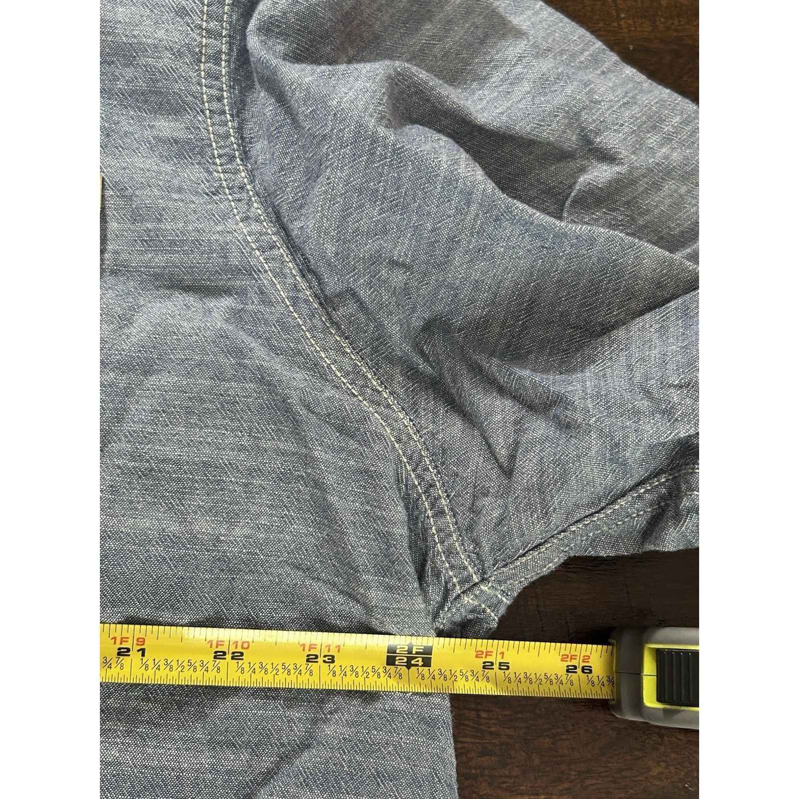 Woolrich Woolen Mills Woolrich Shirt Men XXL Blue Button Down Pockets Short sleeve Size US XXL / EU 58 / 5 - 4 Thumbnail