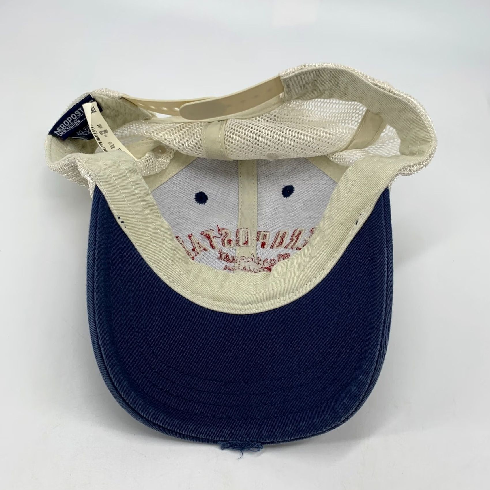 Aeropostale AeroPostale Northeast Division Athletic League Trucker Hat Blue White OS NWT Mens Size ONE SIZE - 4 Thumbnail