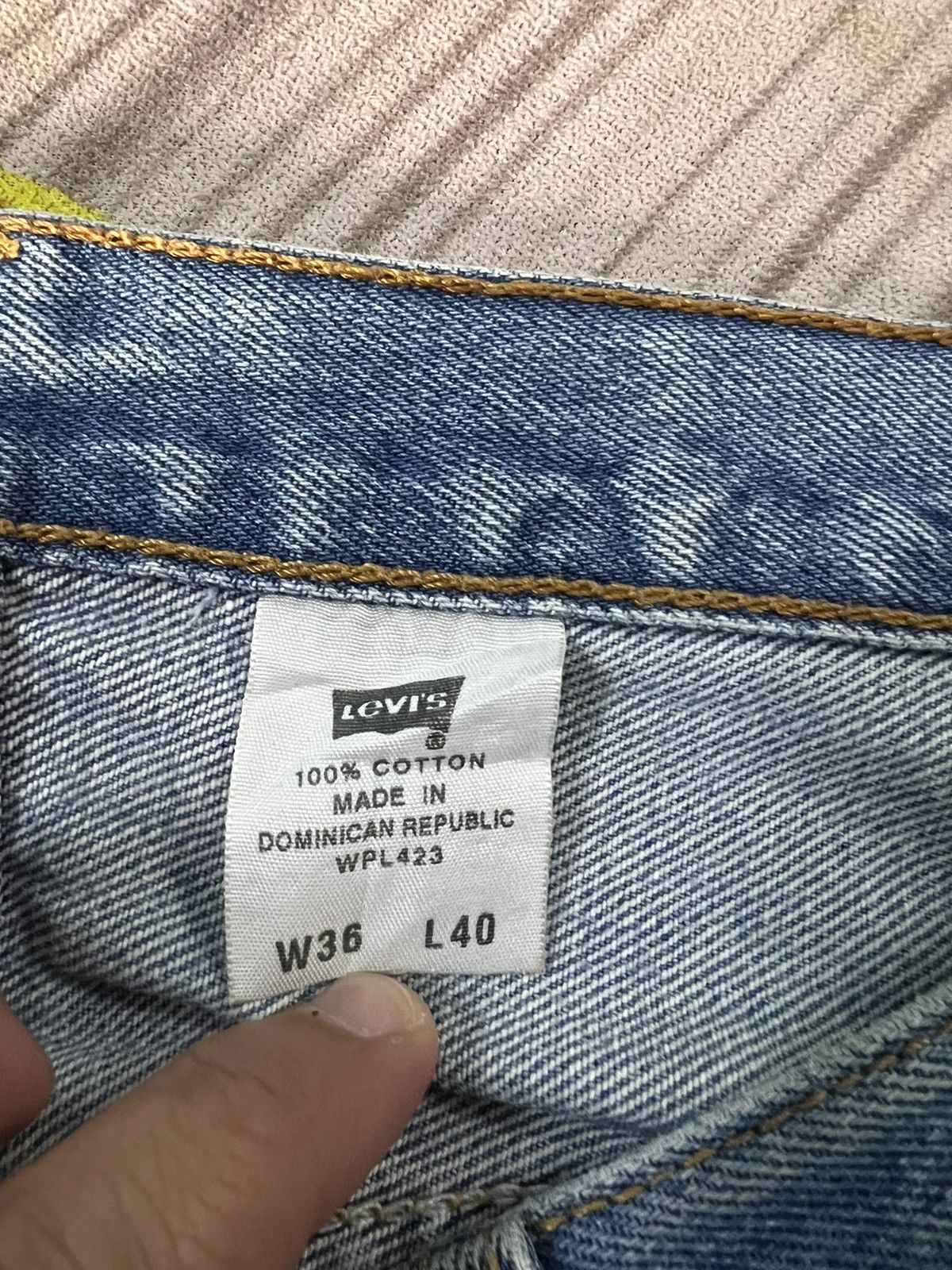 Le Grande Bleu (L.G.B.) × Levi's × Levi's Vintage Clothing VINTAGE LEVIS 501 XX LIGHT WASH JEANS Size US 34 / EU 50 - 12 Thumbnail