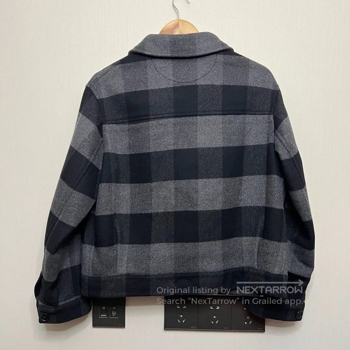Dior Dior Wool Black Gray Plaid Coat. Size US M / EU 48-50 / 2 - 2 Thumbnail