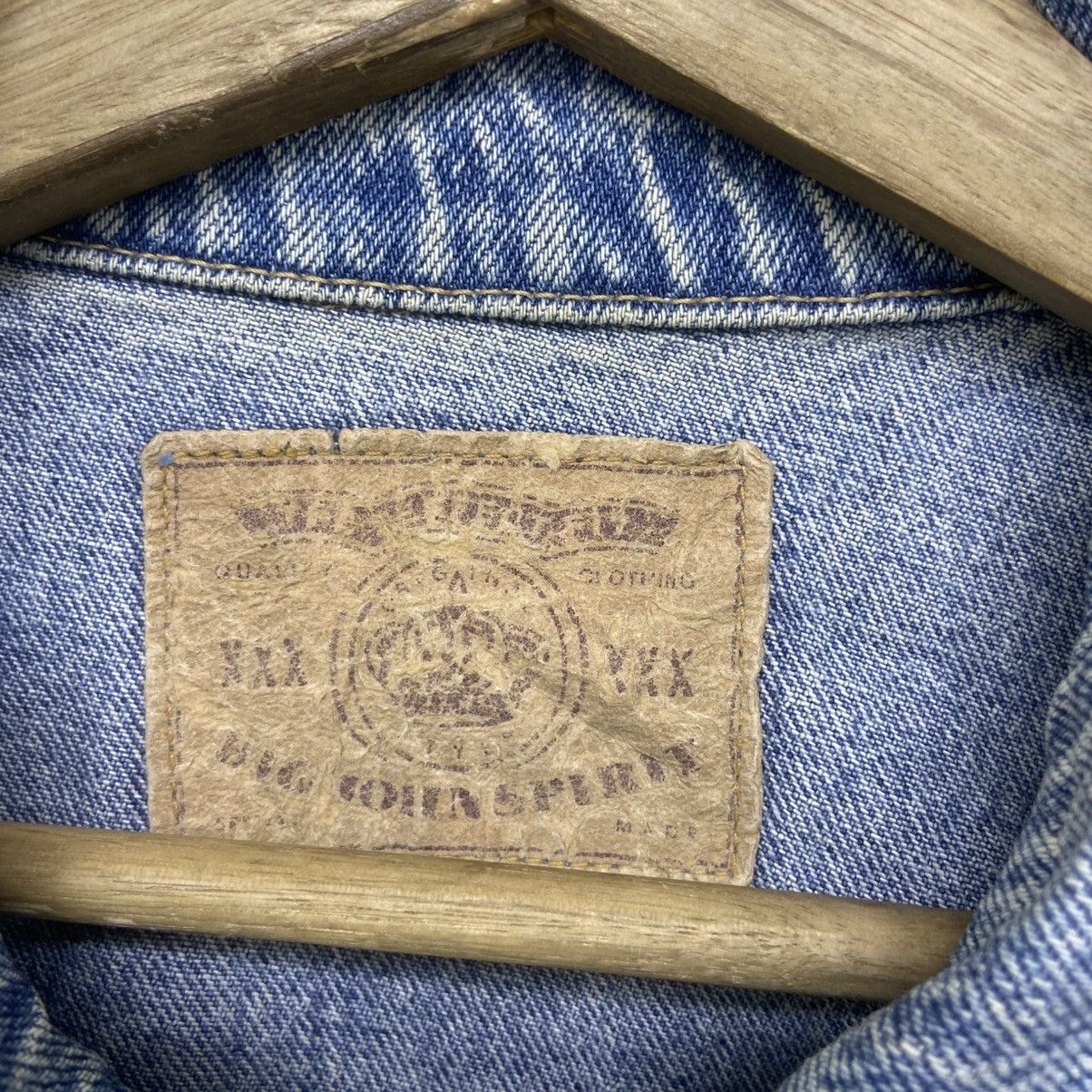 Big John Vintage Big John Spirit Stone Wash Denim Trucker Jacket Size US S / EU 44-46 / 1 - 23 Thumbnail