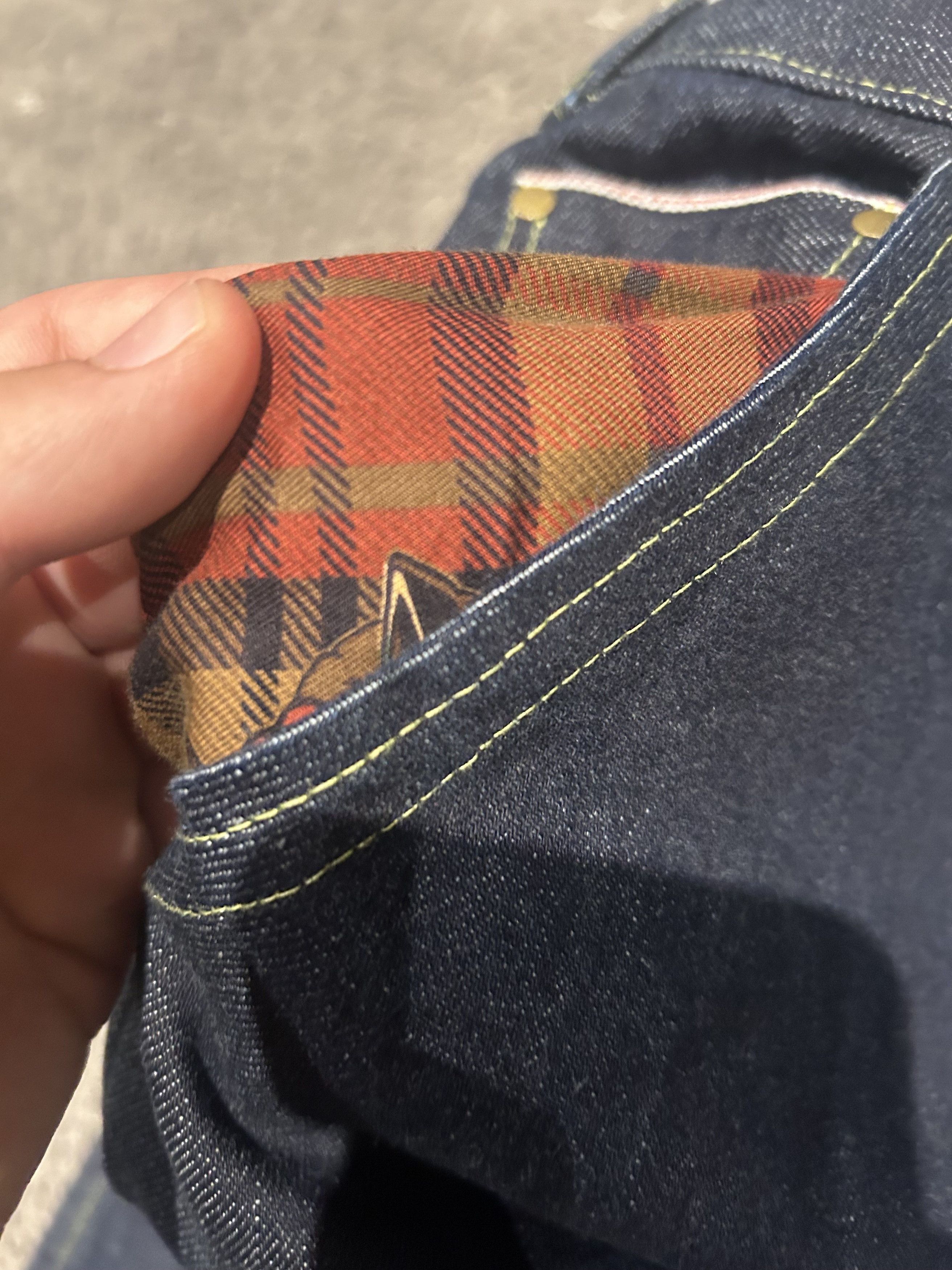 Other 16oz selvedge denim jeans hand made by me Size US 31 - 5 Thumbnail