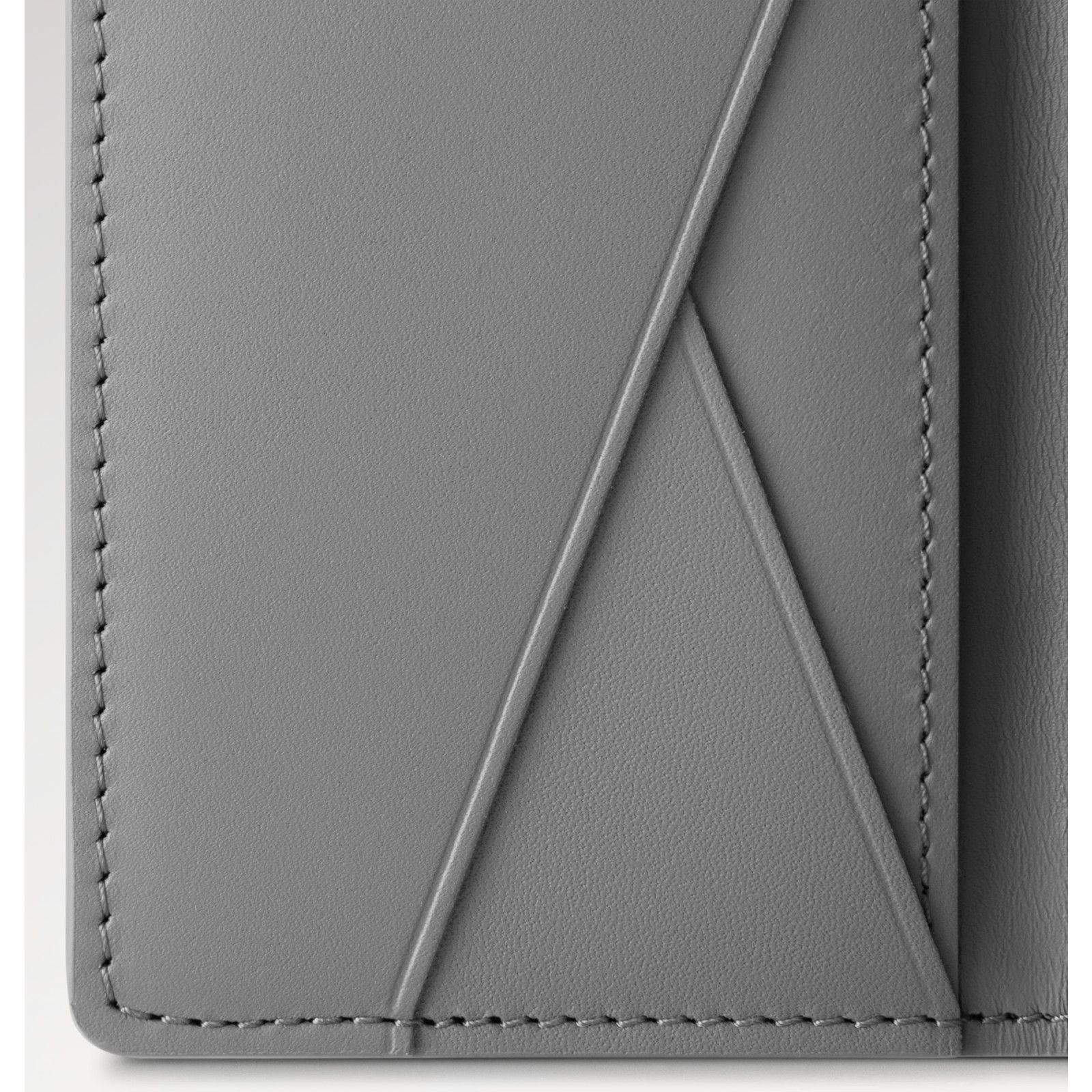 Louis Vuitton Louis Vuitton Grey Leather Logo Pocket Organizer Card Wallet Size ONE SIZE - 10 Thumbnail