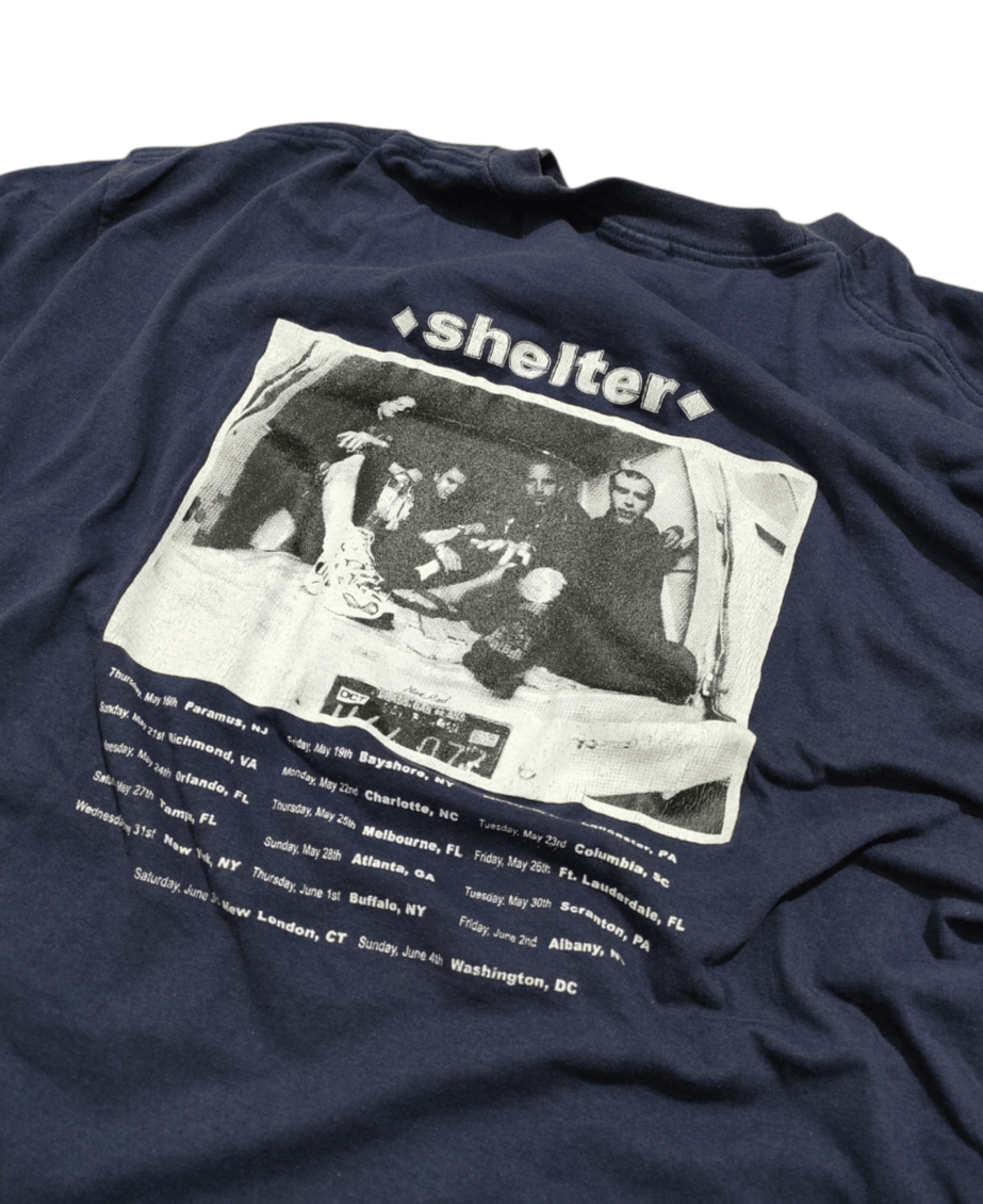 Band Tees × Vintage Early 00s SHELTER - IN THE VAN AGAIN TOUR 2000 Vintage Tee Size US XXL / EU 58 / 5 - 1 Thumbnail