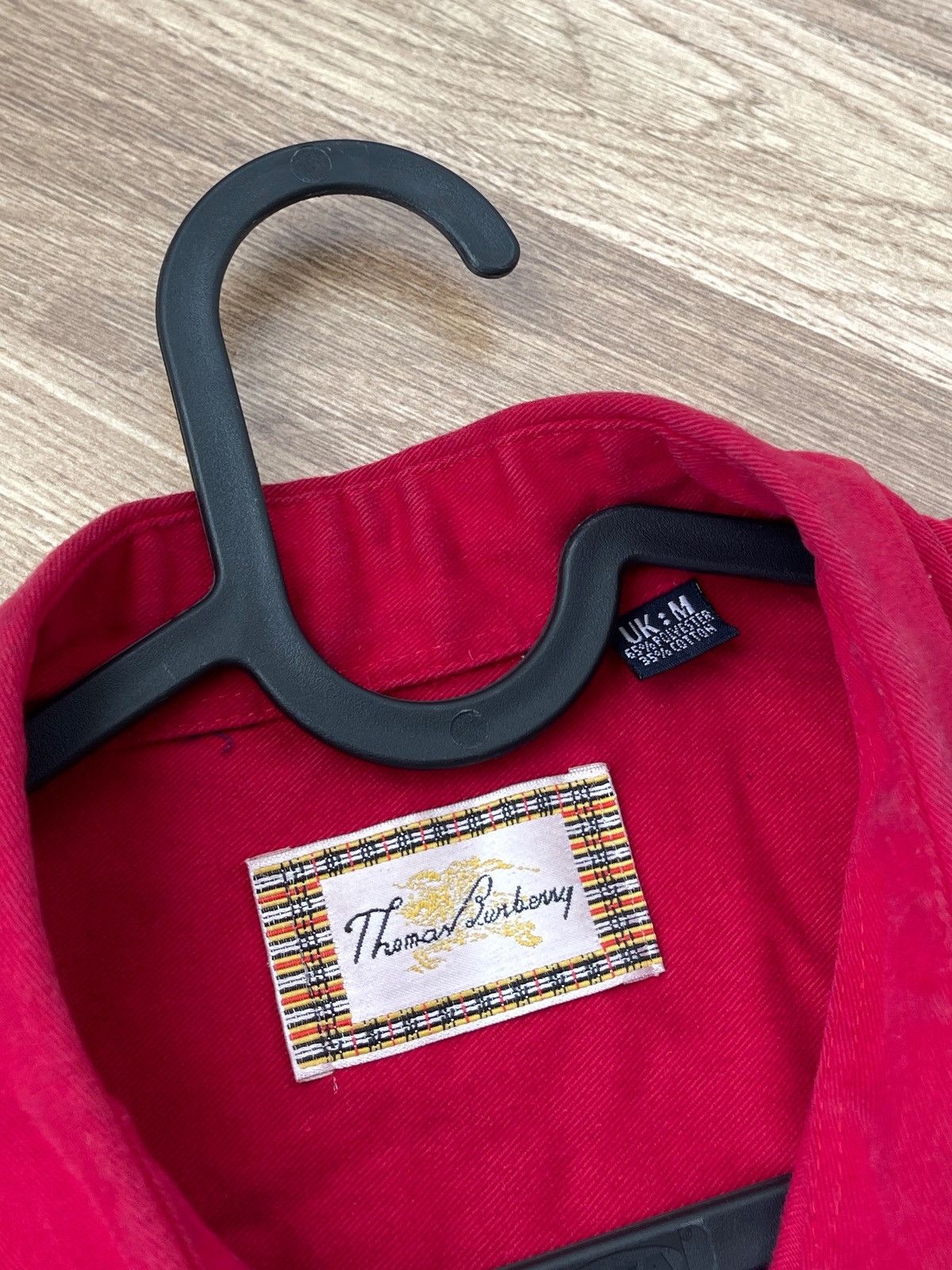 Burberry Vintage Thomas Burberry Men’s Red Shirt Size M Size US M / EU 48-50 / 2 - 6 Thumbnail