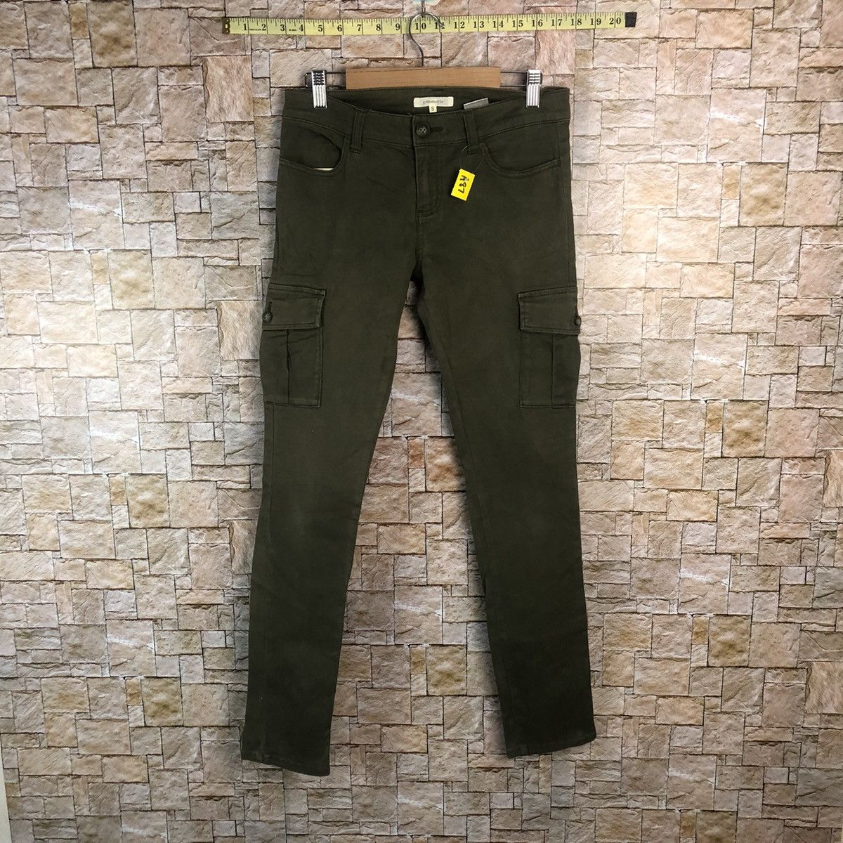 Japanese Brand Gamineverie Green Cargo Multipocket Pants #A87 Size US 28 / EU 44 - 1 Thumbnail