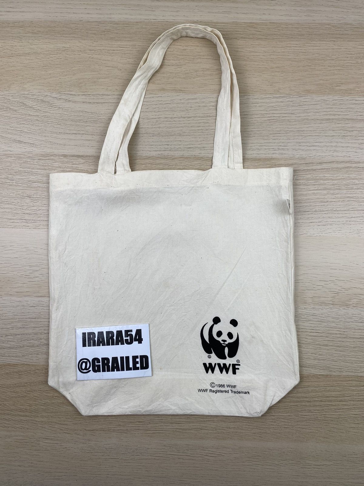 Other VINTAGE WWF 1986 Totebag B079 Size ONE SIZE - 5 Thumbnail