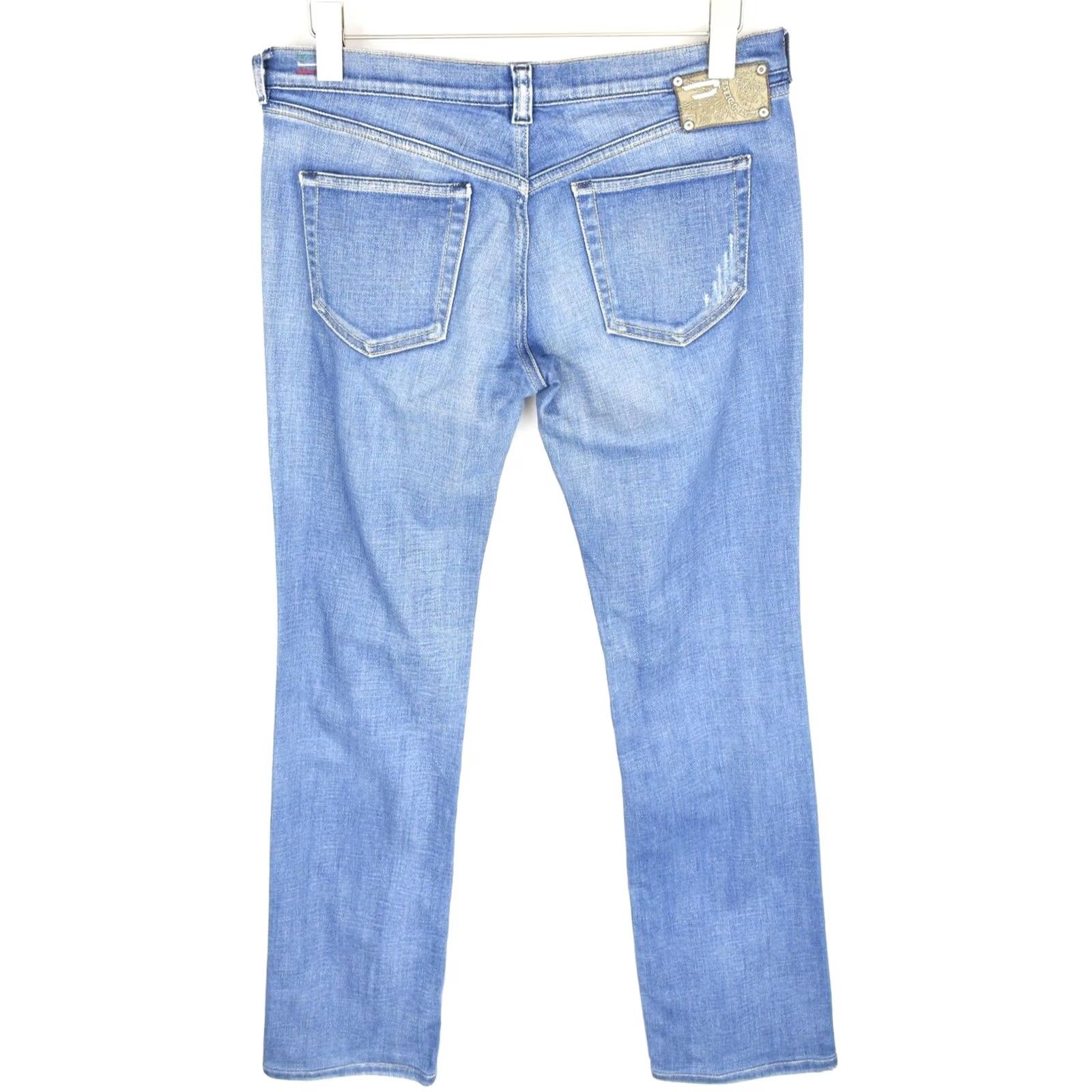 Diesel DIESEL Doozy 0071Y Stretch Jeans Regular W32/L34 Blue Zip Fly Women's Size 24" / US 00 / IT 34 - 2 Thumbnail