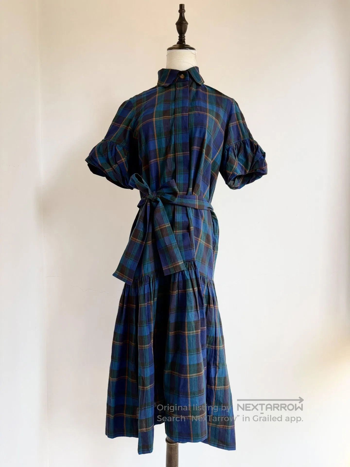 Vivienne Westwood Vivienne Westwood Vintage Plaid Bow Shirt Dress. Size M / US 6-8 / IT 42-44 - 3 Thumbnail