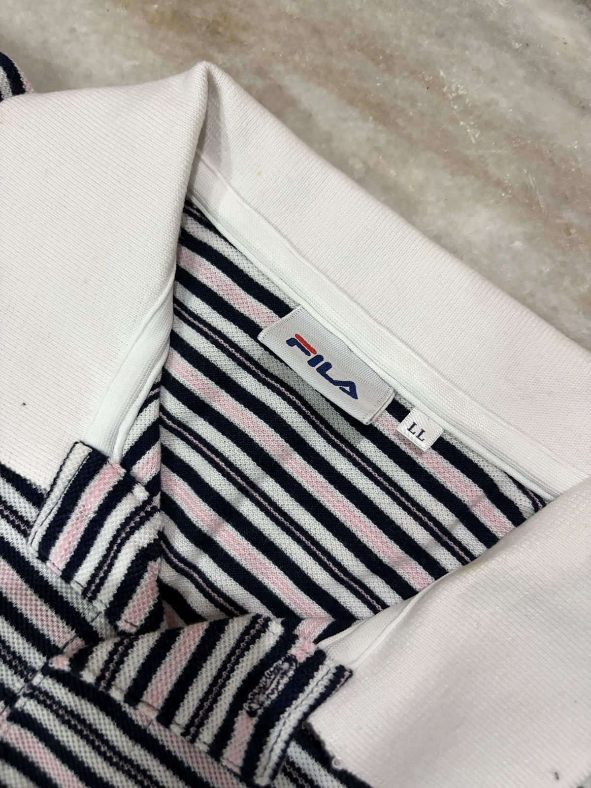 Fila Fila stripped polo shirt Size US L / EU 52-54 / 3 - 2 Thumbnail