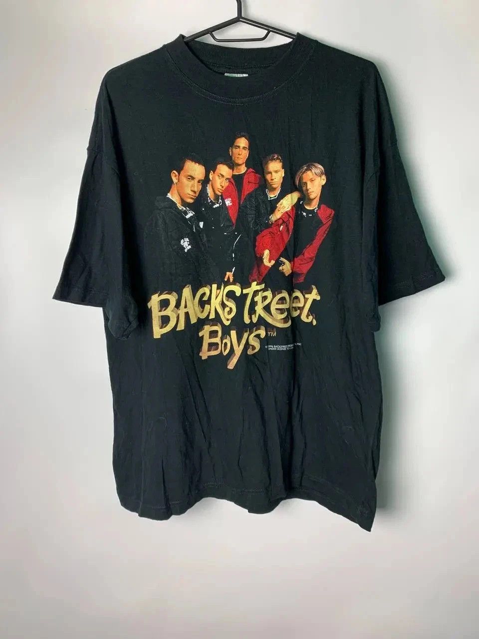 Other Vintage BACKSTREET BOYS 1996 T Shirt Black 90's Size XL Size US XL / EU 56 / 4 - 1 Thumbnail