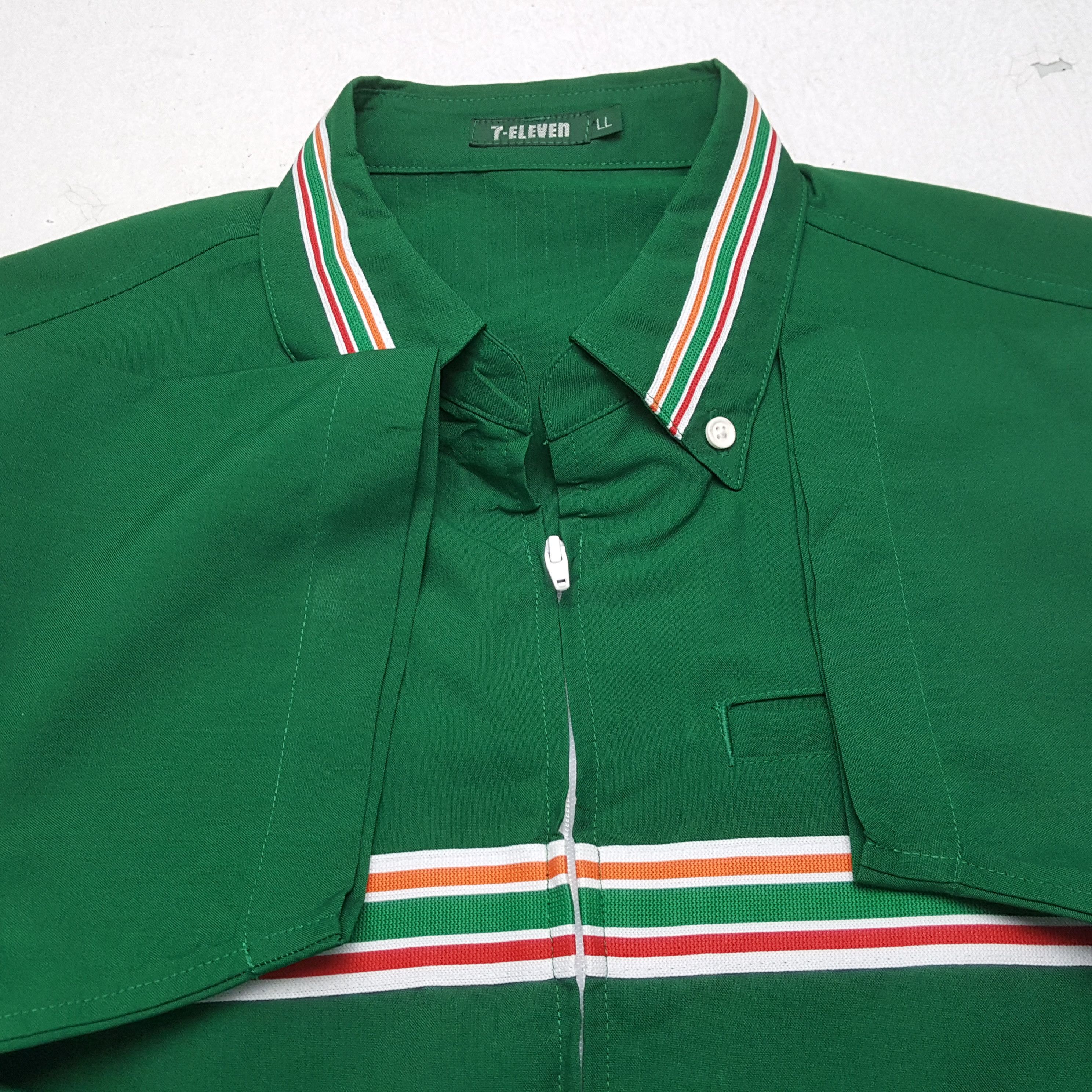 Japanese Brand × Vintage Vintage 7-ELEVEn Japanese Workers Uniform Shirt Jacket Size US L / EU 52-54 / 3 - 7 Thumbnail