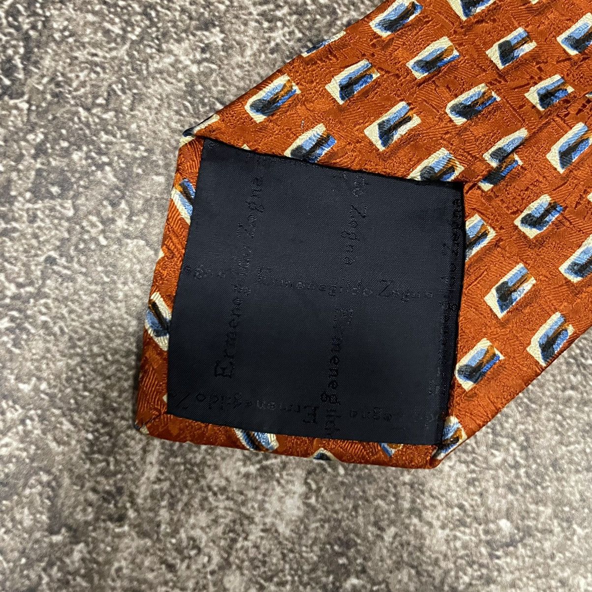 Ermenegildo Zegna × Vintage Rare Vintage Ermenedildo Zegna Tie 90’s Size ONE SIZE - 4 Thumbnail