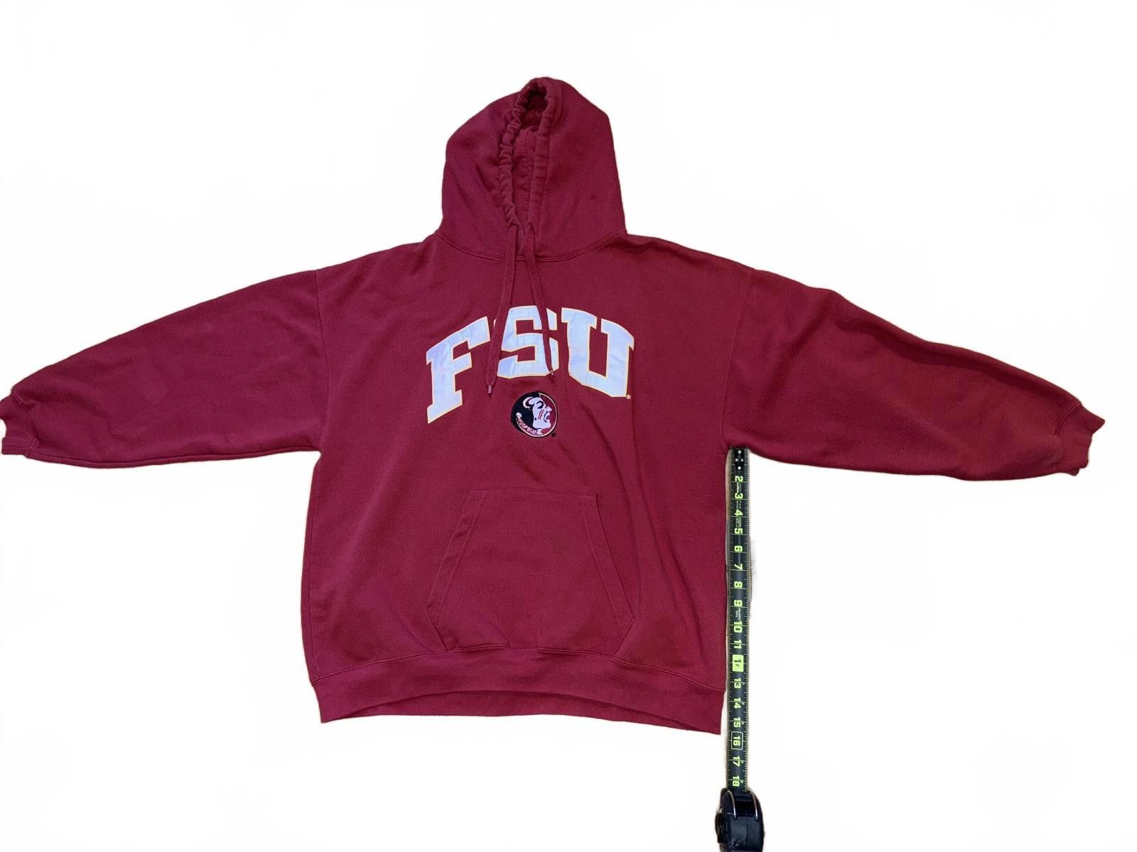 Unknown London Vintage FSU Maroon Hoodie Sweatshirt Size US XXL / EU 58 / 5 - 1 Thumbnail