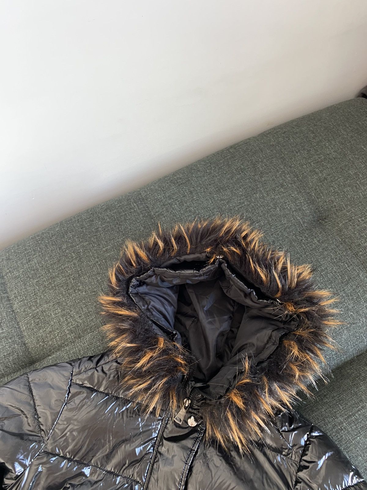 Hysteric Glamour Vintage Faux Fur Mohair Bomber Jacket Y2K Nylon Y2K Boxy Size US S / EU 44-46 / 1 - 5 Thumbnail