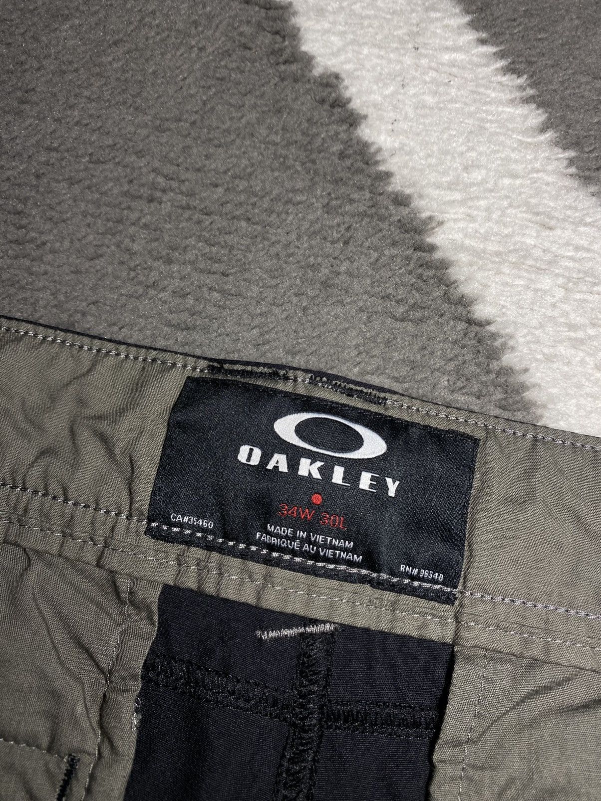 Oakley × Vintage Oakley Nylon Straight Fit Classic Logo Pants Trousers Black Size US 34 / EU 50 - 13 Thumbnail