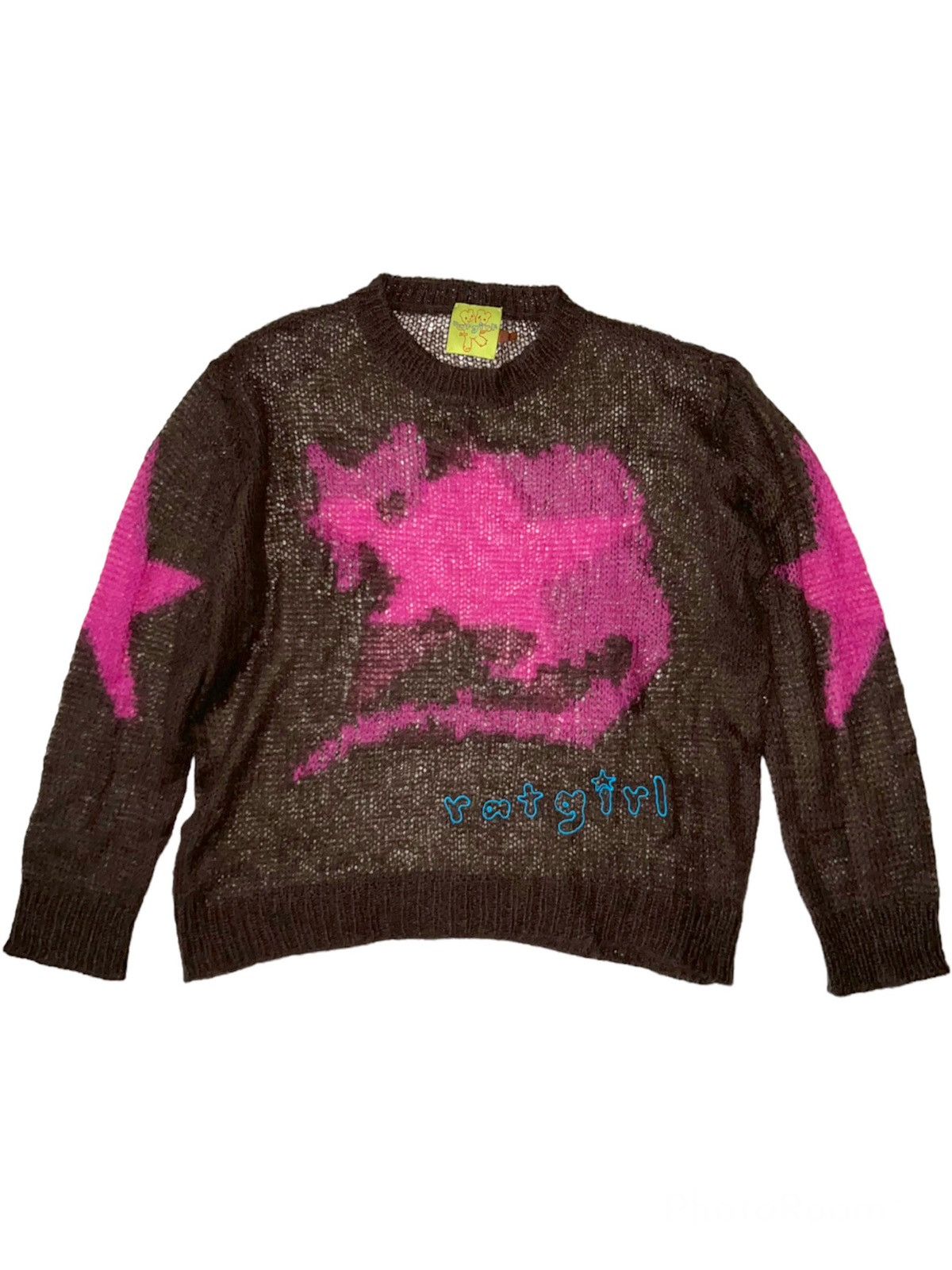 Stray Rats Heaven By Marc Jacobs Ratgirl Supercharged Rat Sweater Grailed