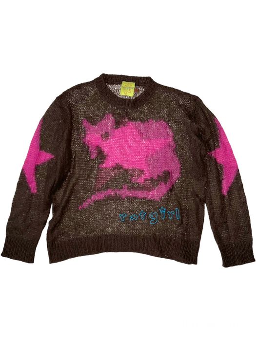 Stray Rats Heaven by Marc Jacobs Ratgirl Supercharged Rat Sweater | Grailed