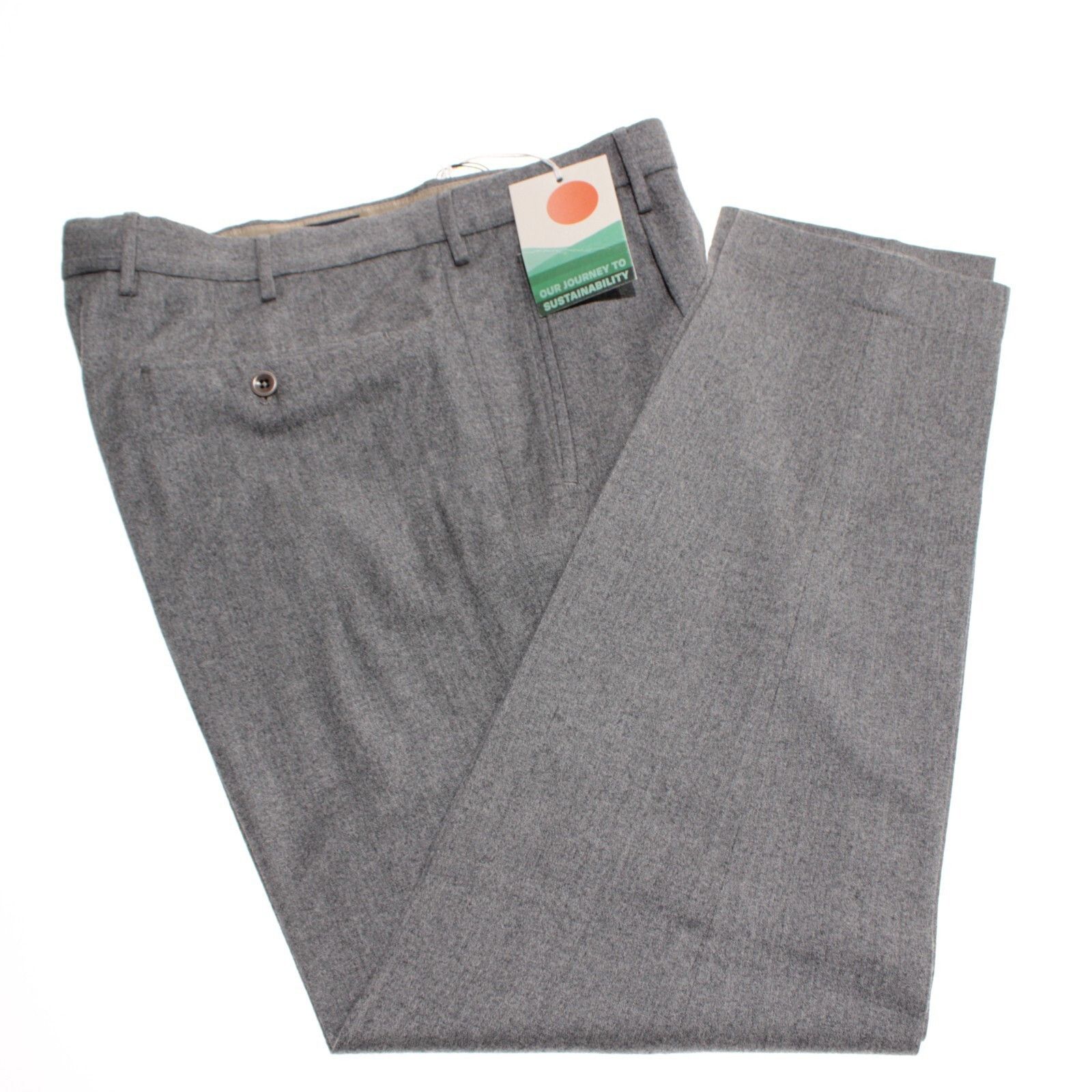 Incotex INCOTEX New with tags Dress Pants Size 34 US In Gray Size US 34 / EU 50 - 2 Thumbnail