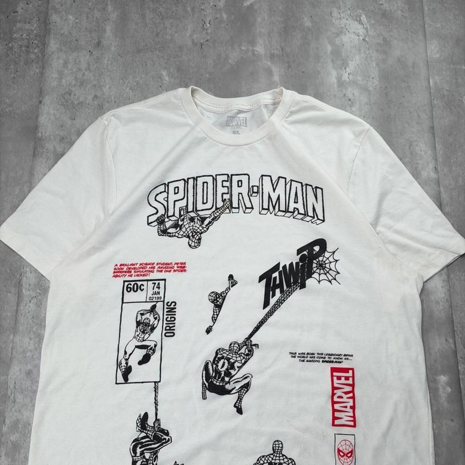 Marvel Comics Y2K White Marvel Spider-Man Comics T-Shirt Size US L / EU 52-54 / 3 - 3 Thumbnail