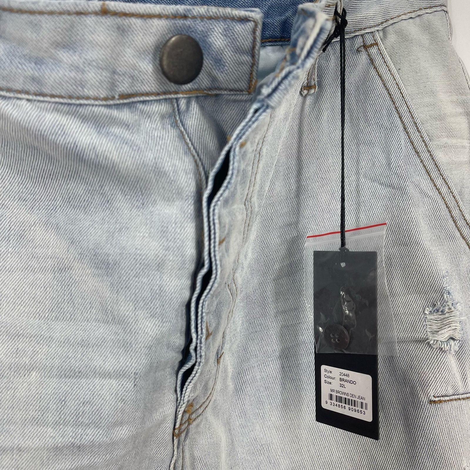 One Teaspoon Man X One Teaspoon 32 Long Brando Mr Browns Jeans NWT Size US 32 / EU 48 - 10 Thumbnail