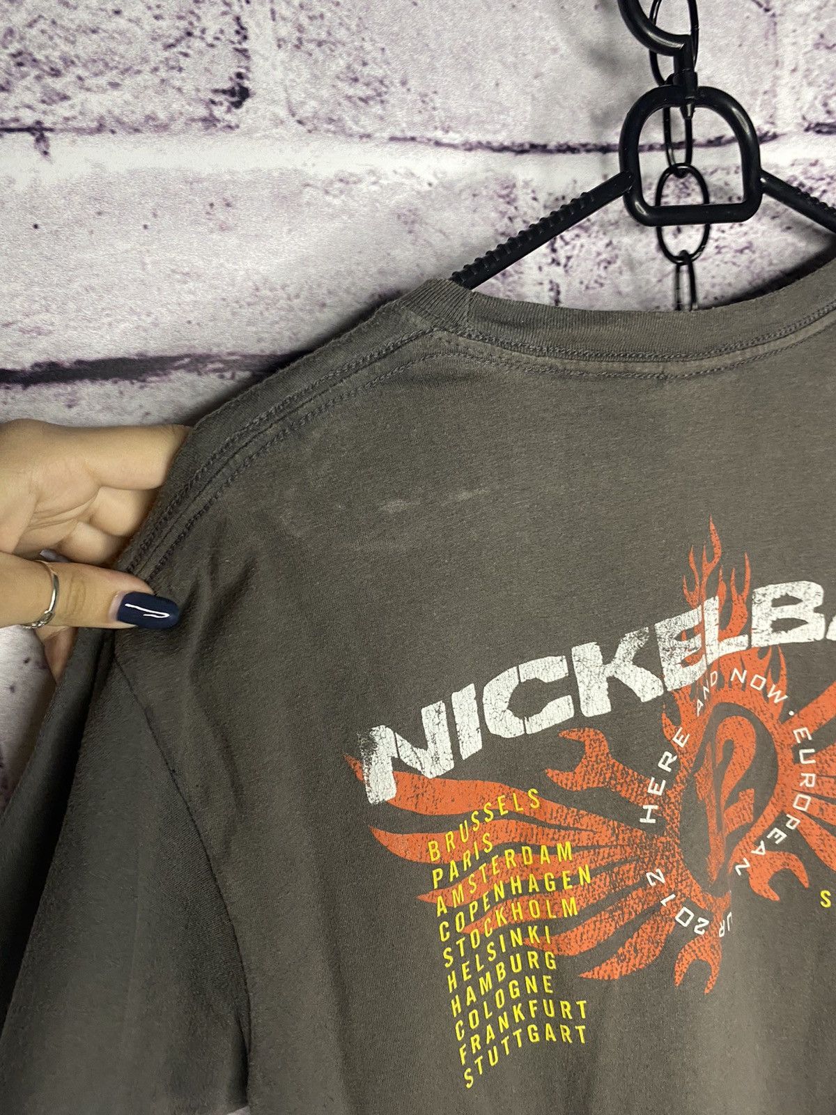 Band Tees Men's vintage 2012 Nikelback tour band tee shirts Size US M / EU 48-50 / 2 - 7 Thumbnail