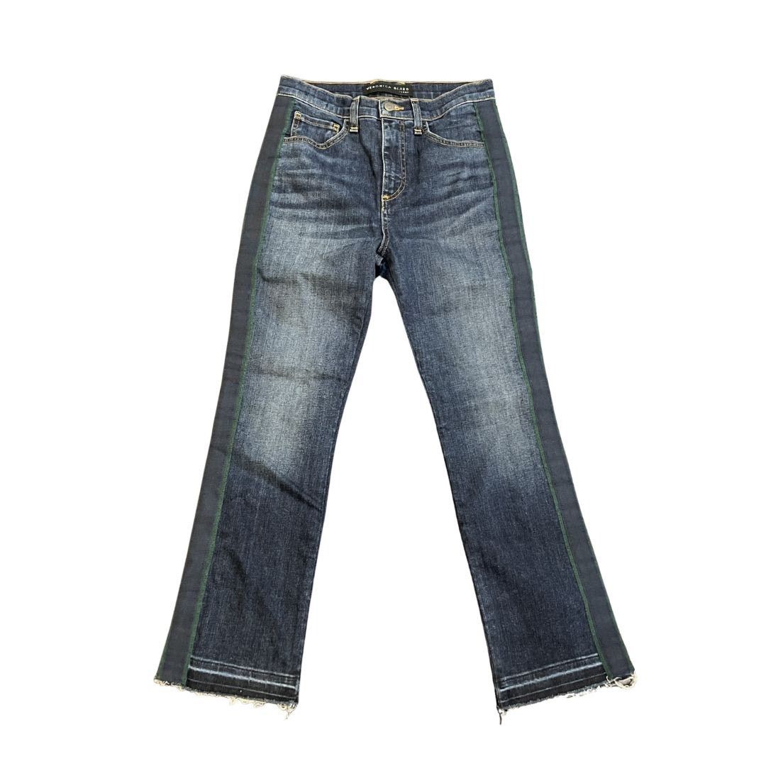 Veronica Beard Denim Jeans Carly Kick Flare High Rise SZ 26 (2) Retro Chic Size 26" / US 2 / IT 38 - 1 Thumbnail