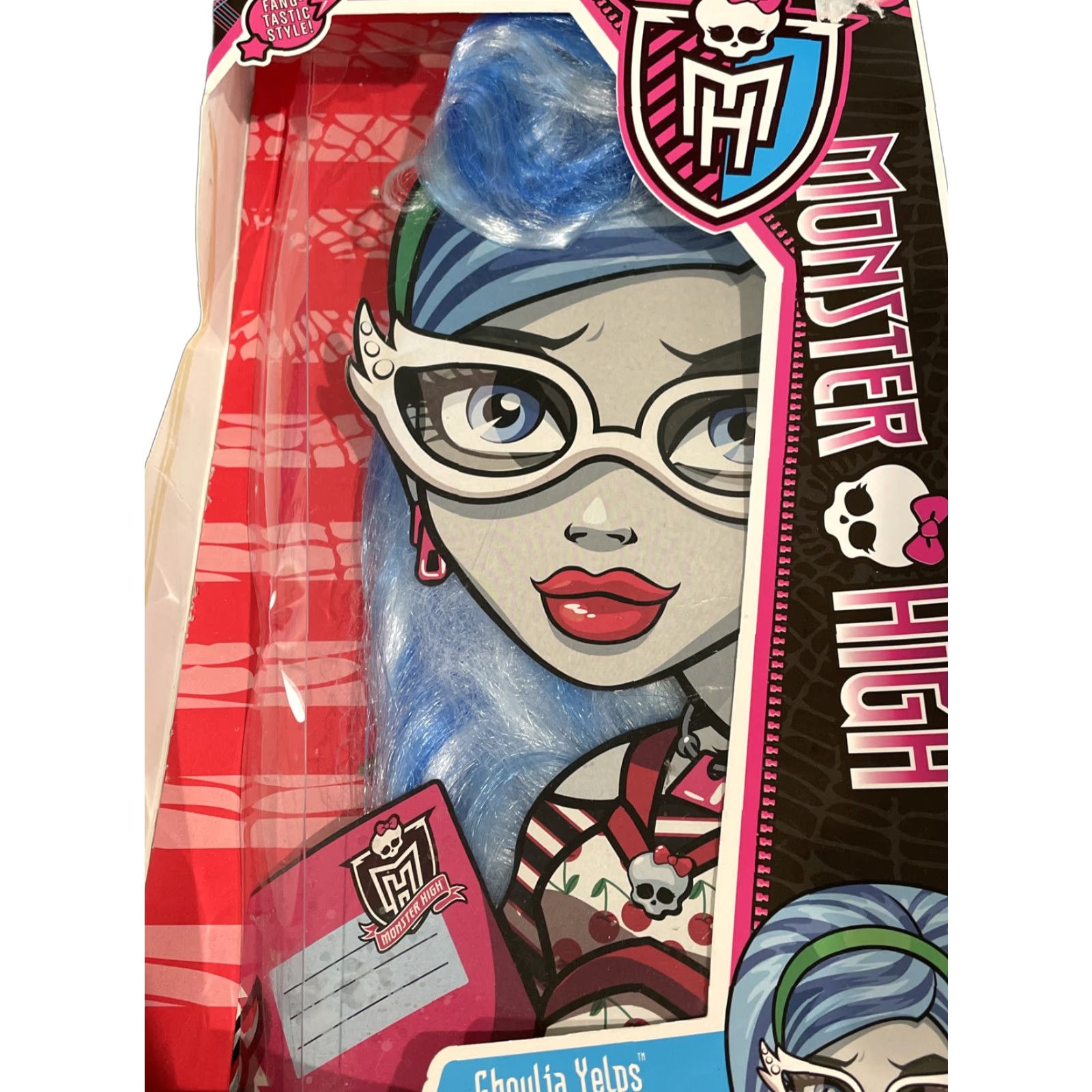 Vintage MONSTER HIGH GHOULIA YELPS BLUE WIG COSTUME DRESS ACCESSORY NEW IN BOX Size ONE SIZE - 1 Thumbnail