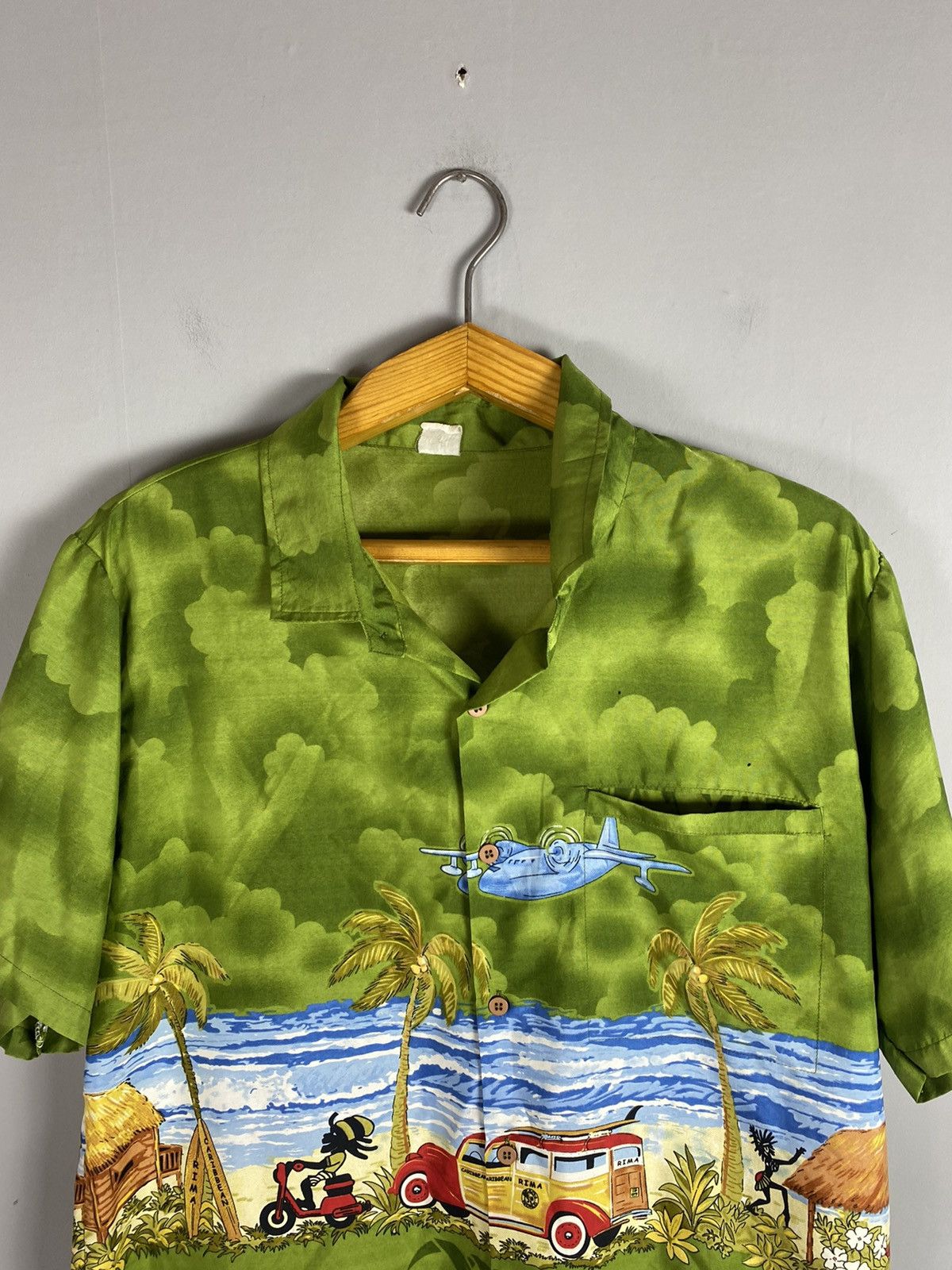 Vintage Vintage mens crazy Hawaiian shirt Size US L / EU 52-54 / 3 - 2 Thumbnail