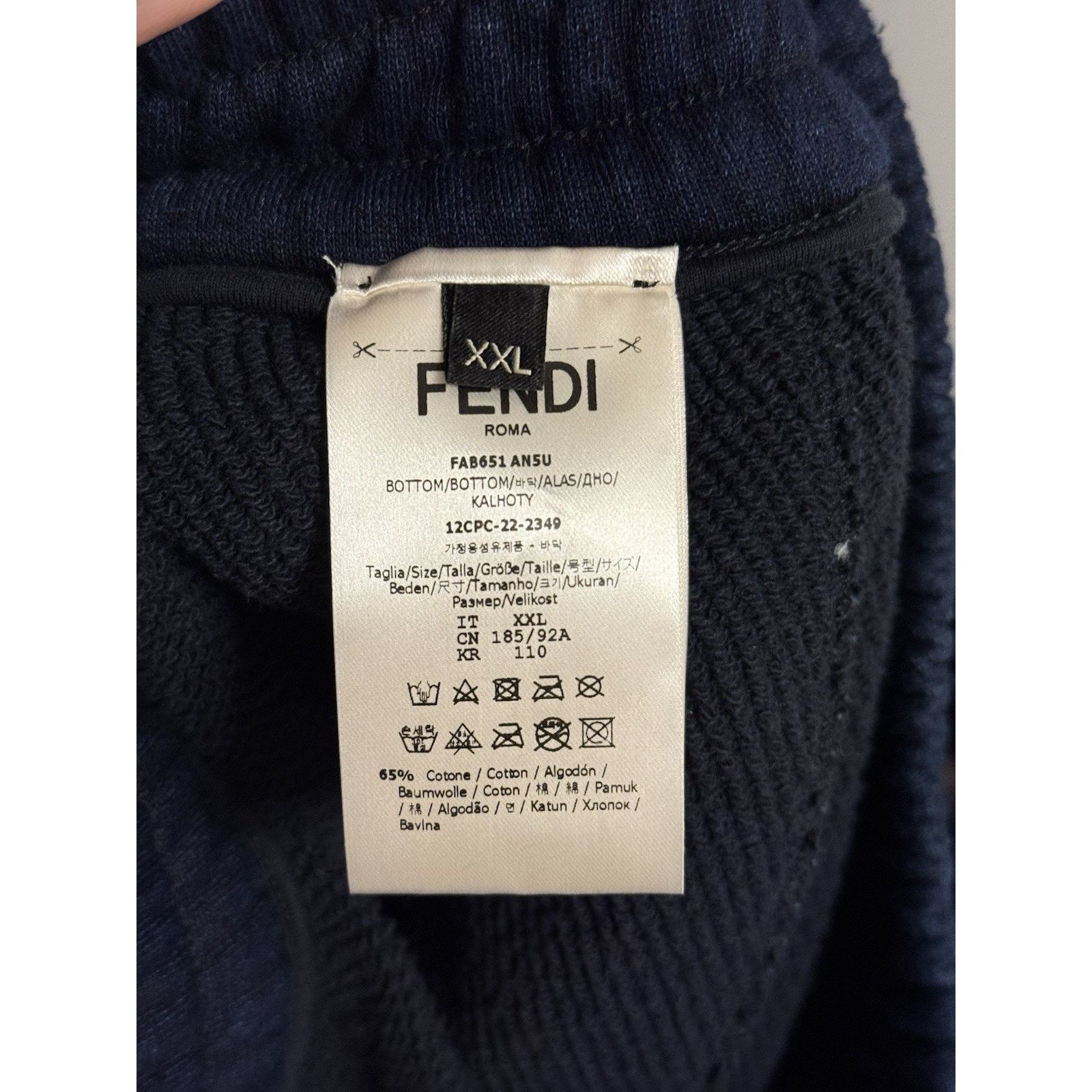 Fendi FENDI embossed-monogram denim shorts Size US 38 / EU 54 - 5 Thumbnail