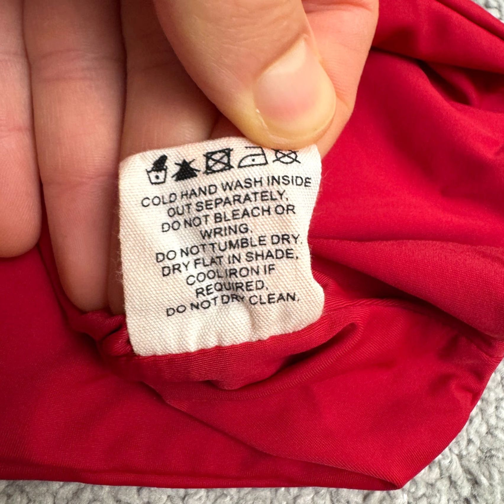 PRINCESS POLLY Princess Polly Shirt Womens 0 Red Nylon Spandex Square Neck Long Sleeve Top Size XS / US 0-2 / IT 36-38 - 7 Thumbnail
