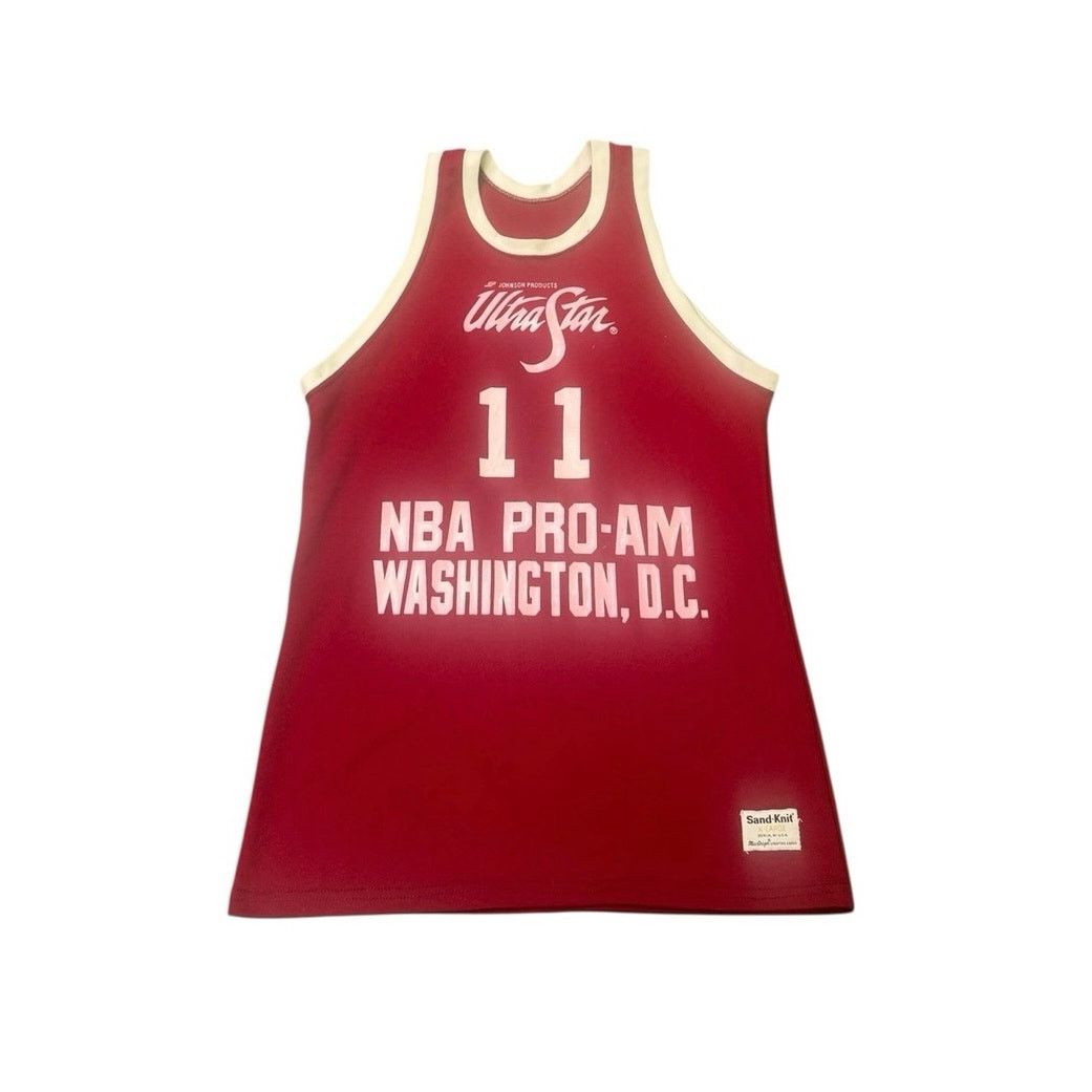 MacGregor Vintage Ultra Star NBA Pro-Am Washington D.C. #11 Jersey Size US XL / EU 56 / 4 - 1 Thumbnail